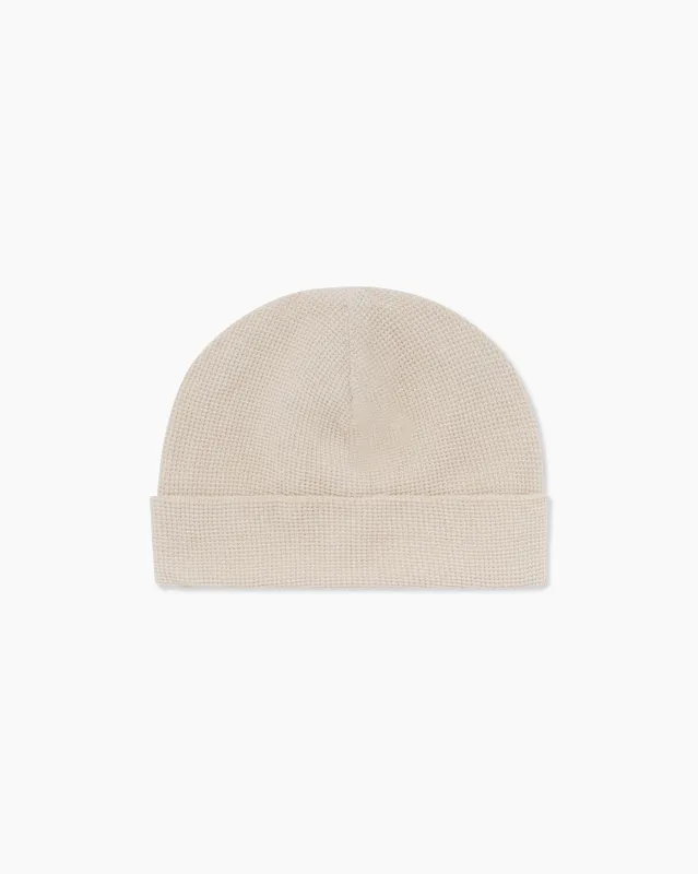 Waffle Cotton Cashmere Beanie sold by Onia