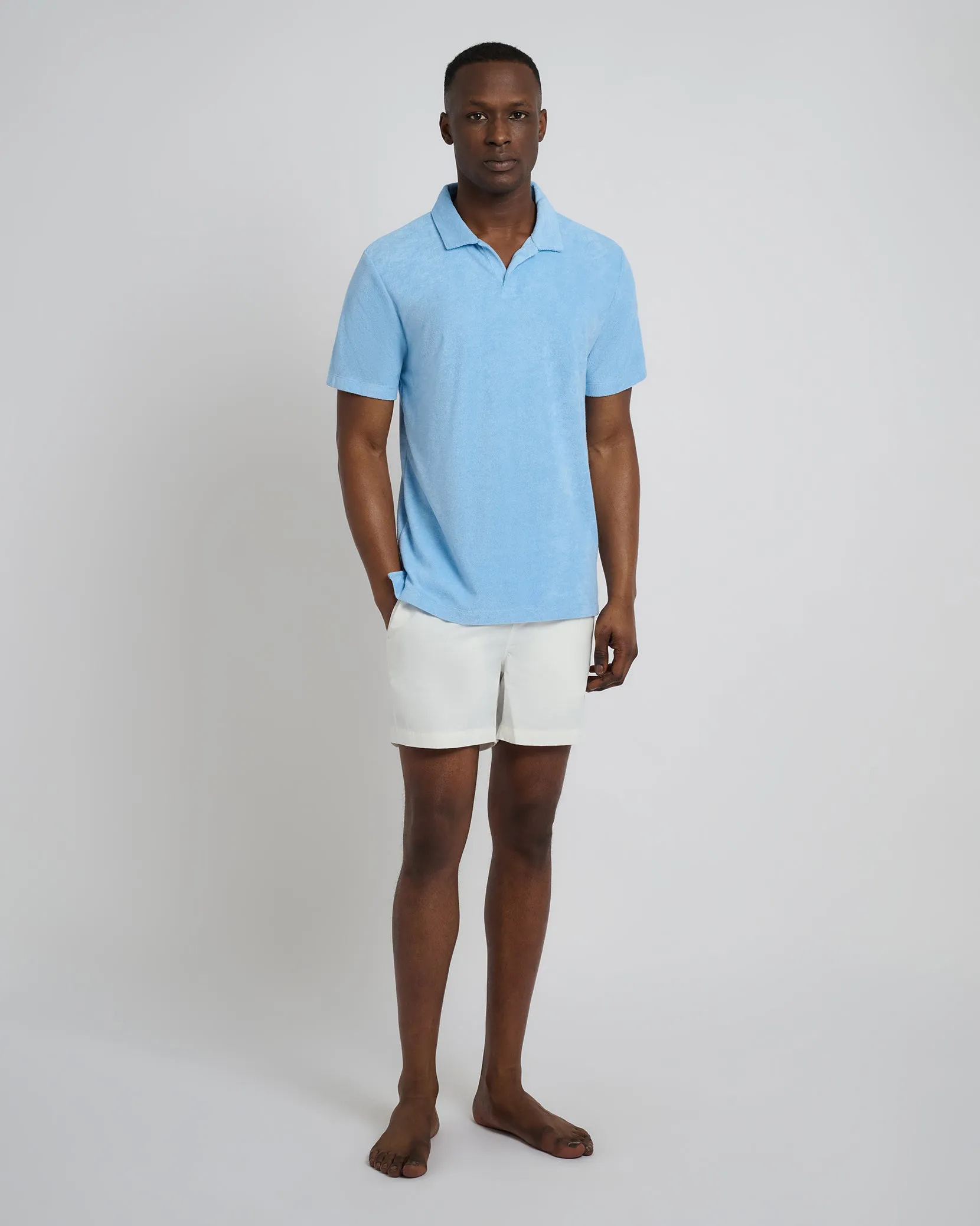 Towel Terry Johnny Collar Polo sold by Onia product image thumbnail 3