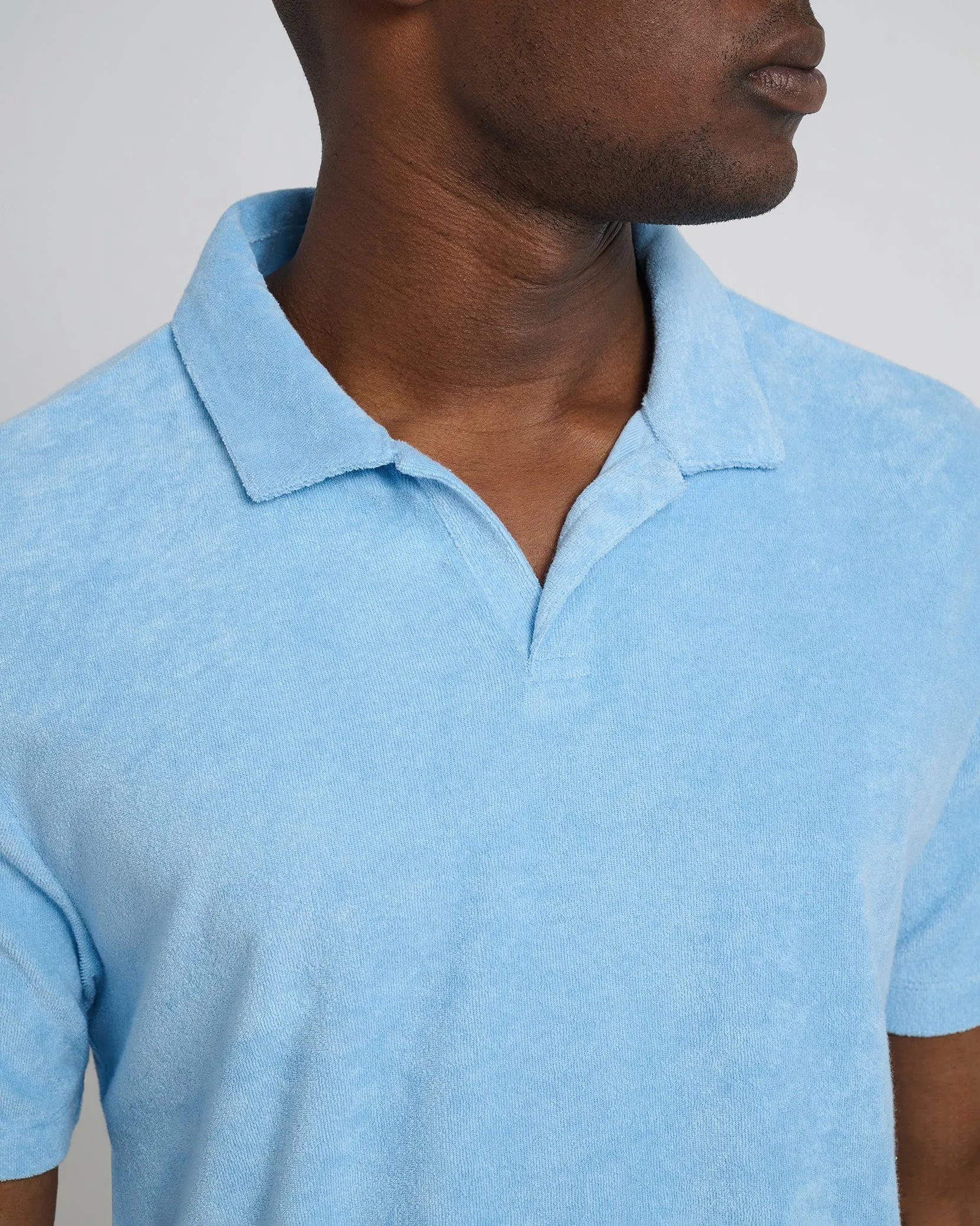 Towel Terry Johnny Collar Polo sold by Onia product image thumbnail 4