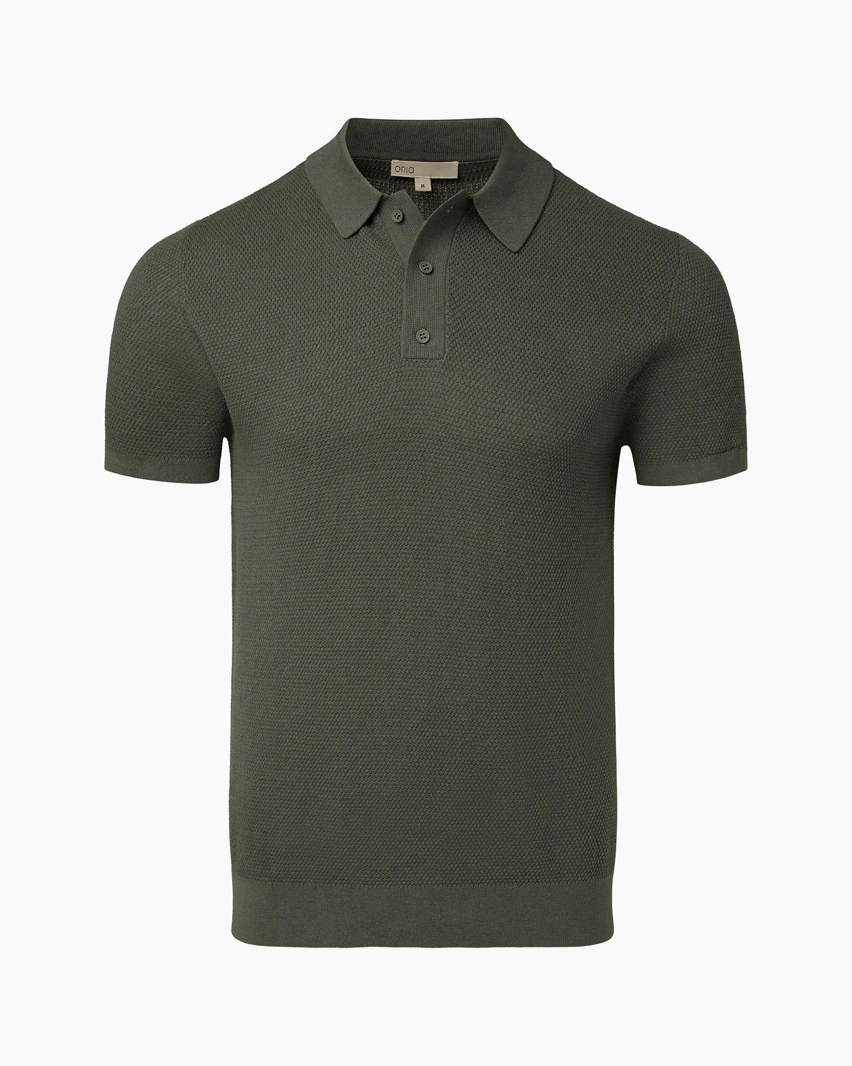 Cotton Textured Knit Polo sold by Onia product image thumbnail 2