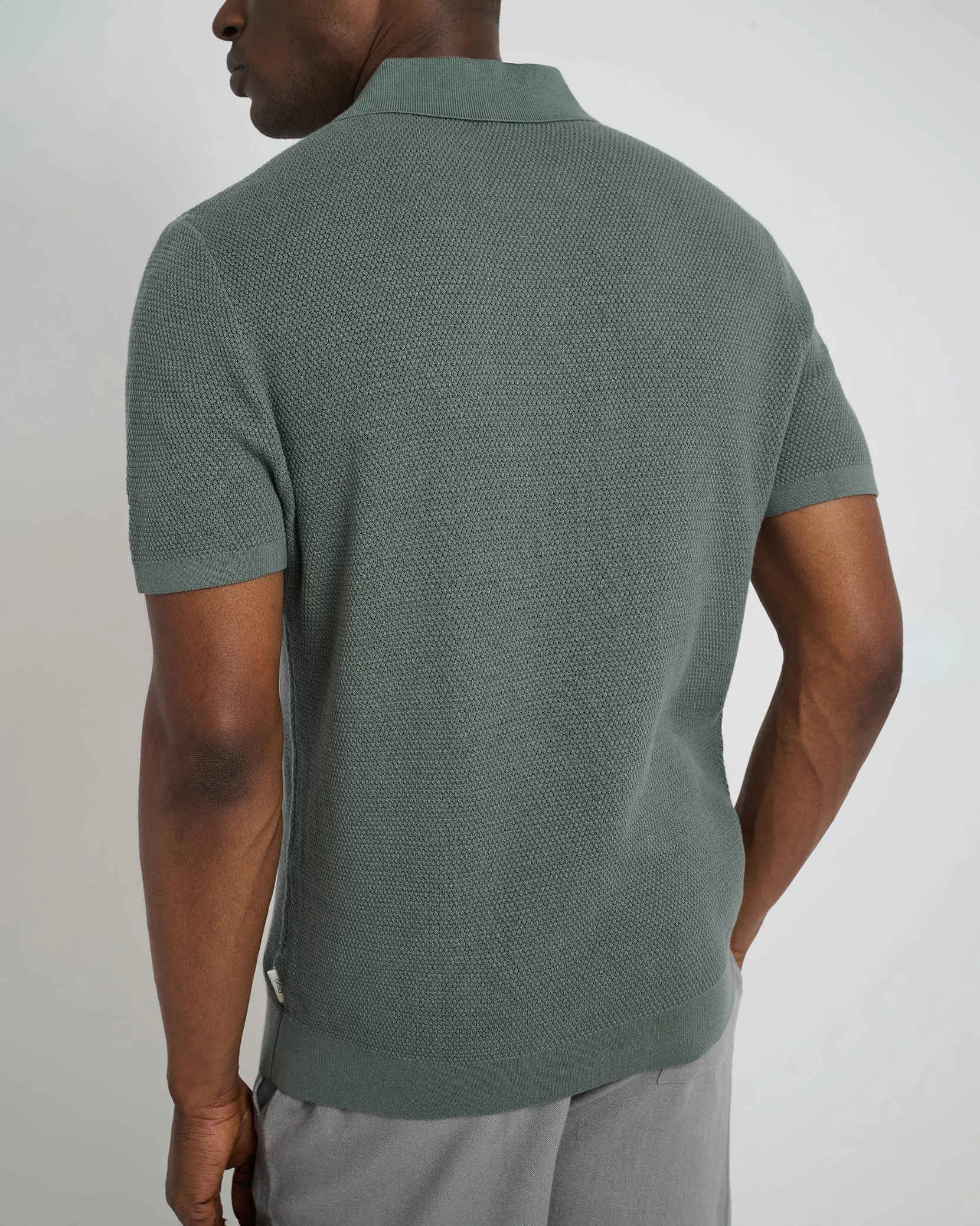 Cotton Textured Knit Polo sold by Onia product image thumbnail 5