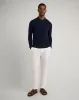 Cotton Textured Knit Long Sleeve Polo sold by Onia