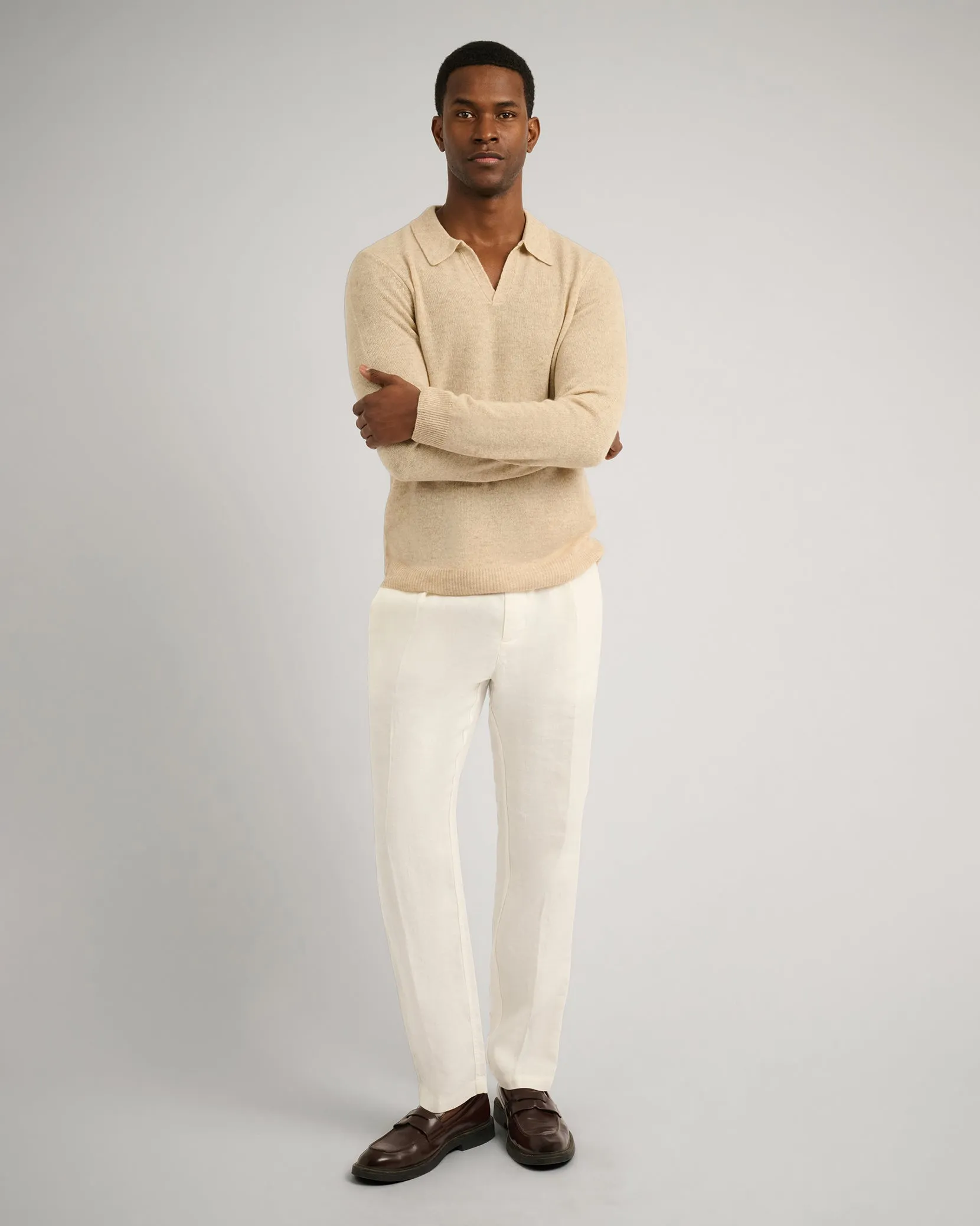 Featherweight Cashmere Sweater Polo sold by Onia product image thumbnail 3