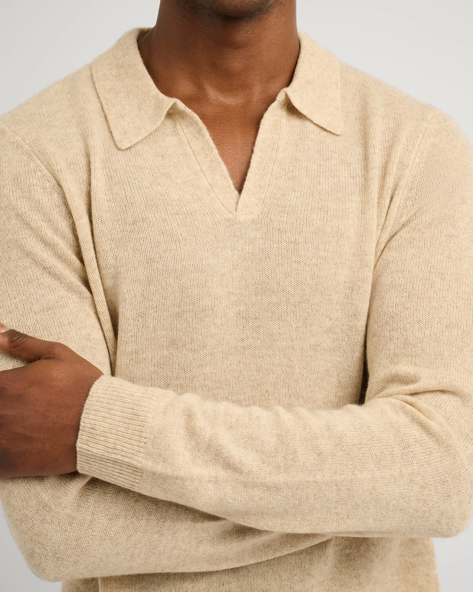 Featherweight Cashmere Sweater Polo sold by Onia product image thumbnail 4