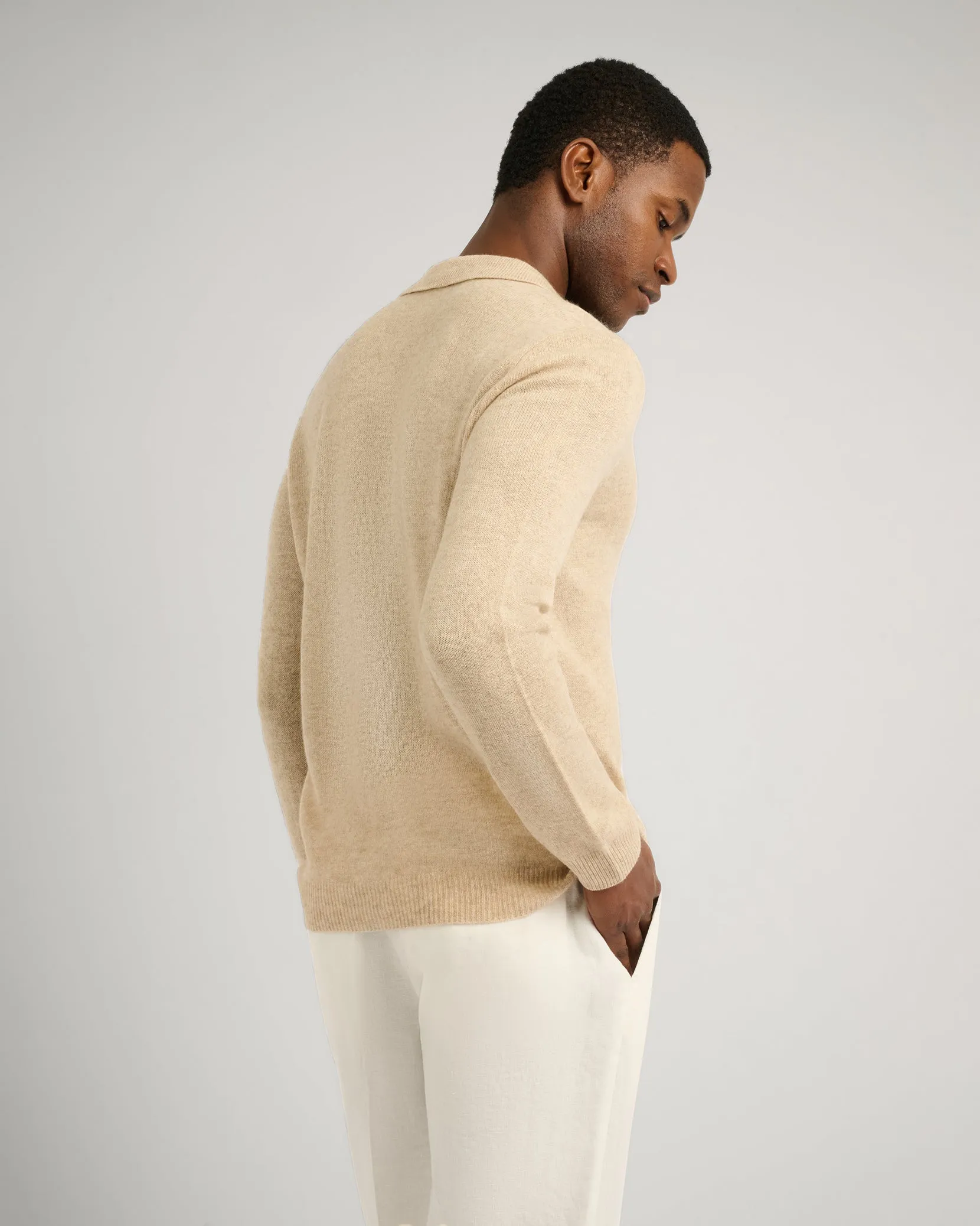 Featherweight Cashmere Sweater Polo sold by Onia product image thumbnail 5