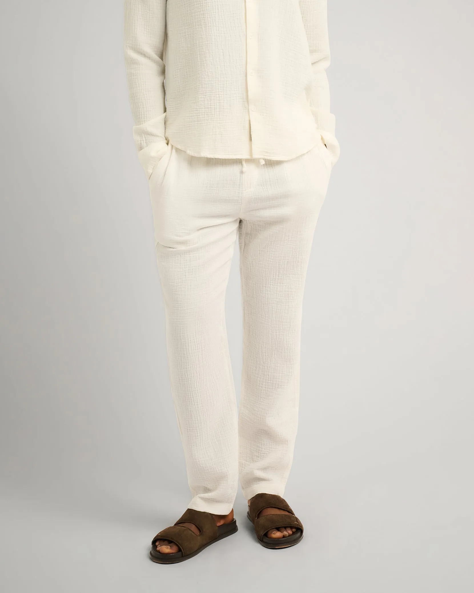 Cotton Gauze Pull-on Pant sold by Onia