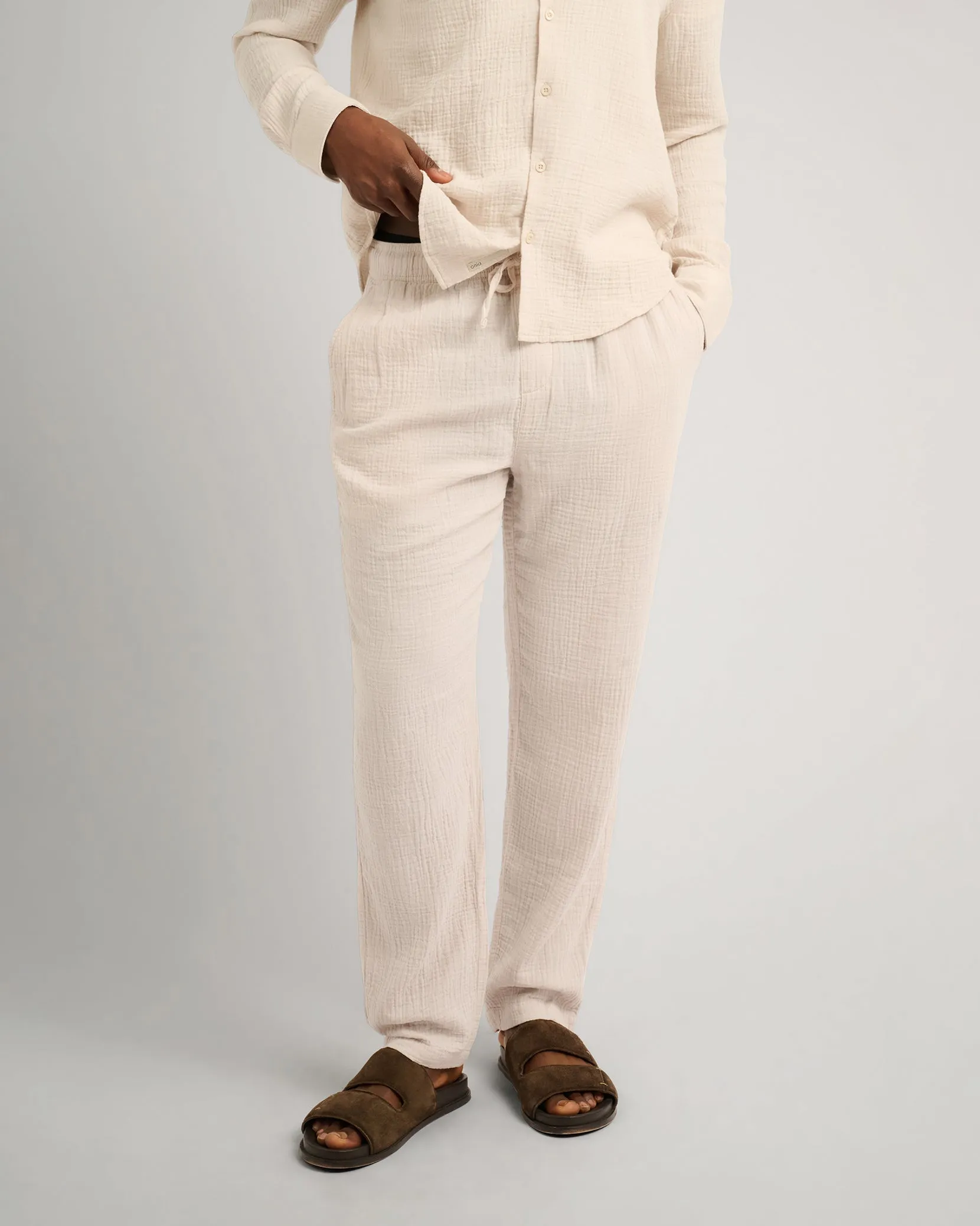 Cotton Gauze Pull-on Pant sold by Onia