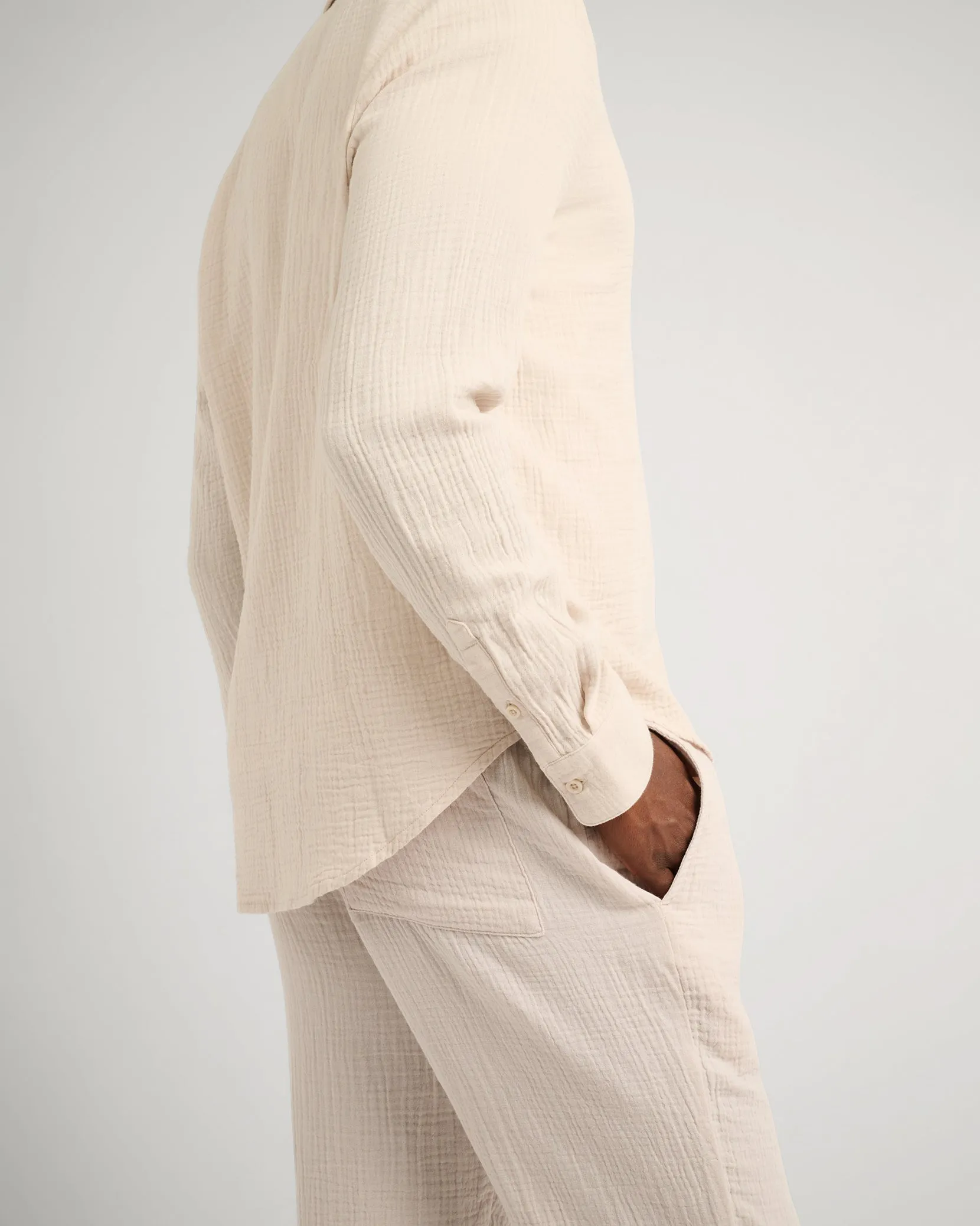 Cotton Gauze Pull-on Pant sold by Onia product image thumbnail 4