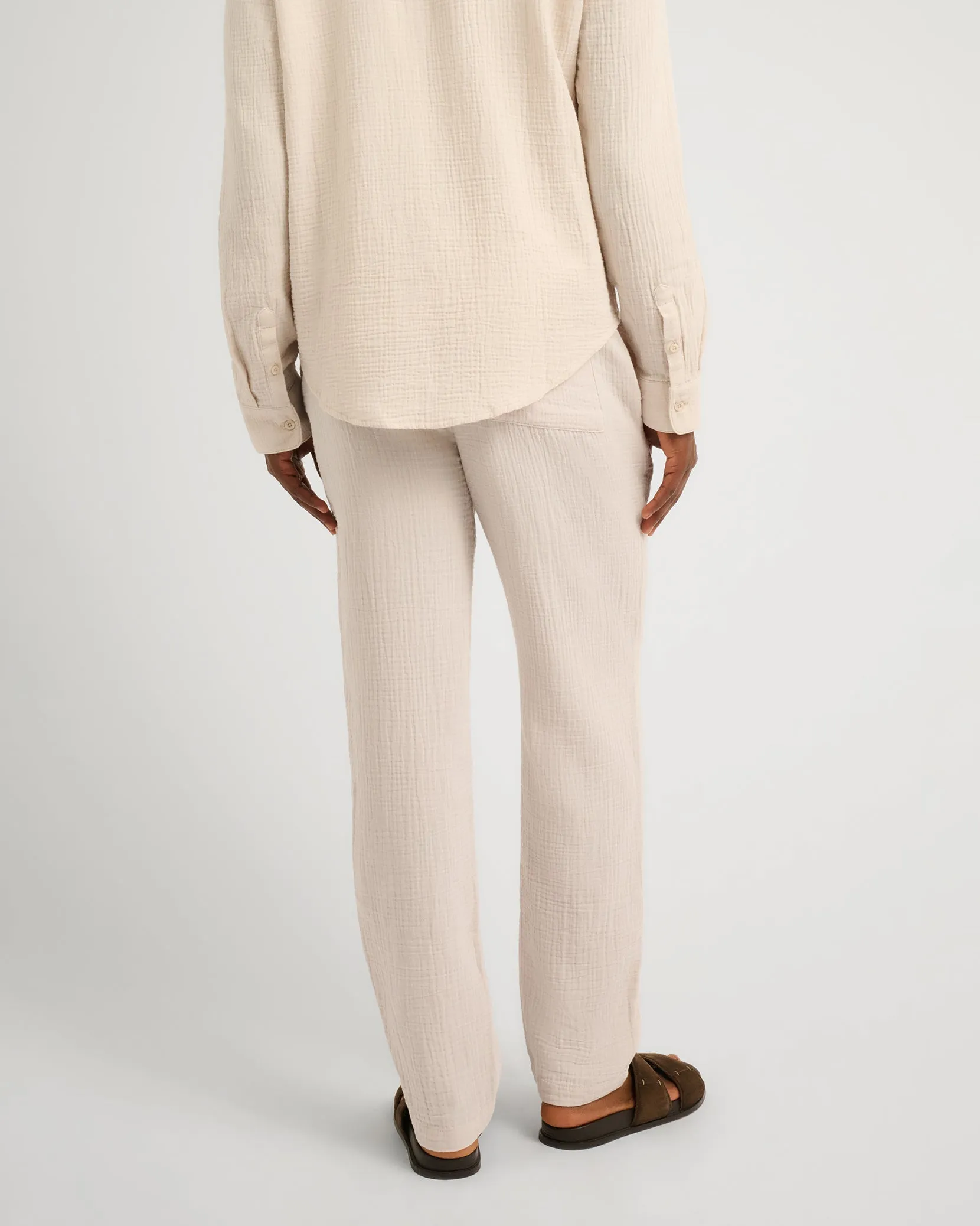 Cotton Gauze Pull-on Pant sold by Onia product image thumbnail 5