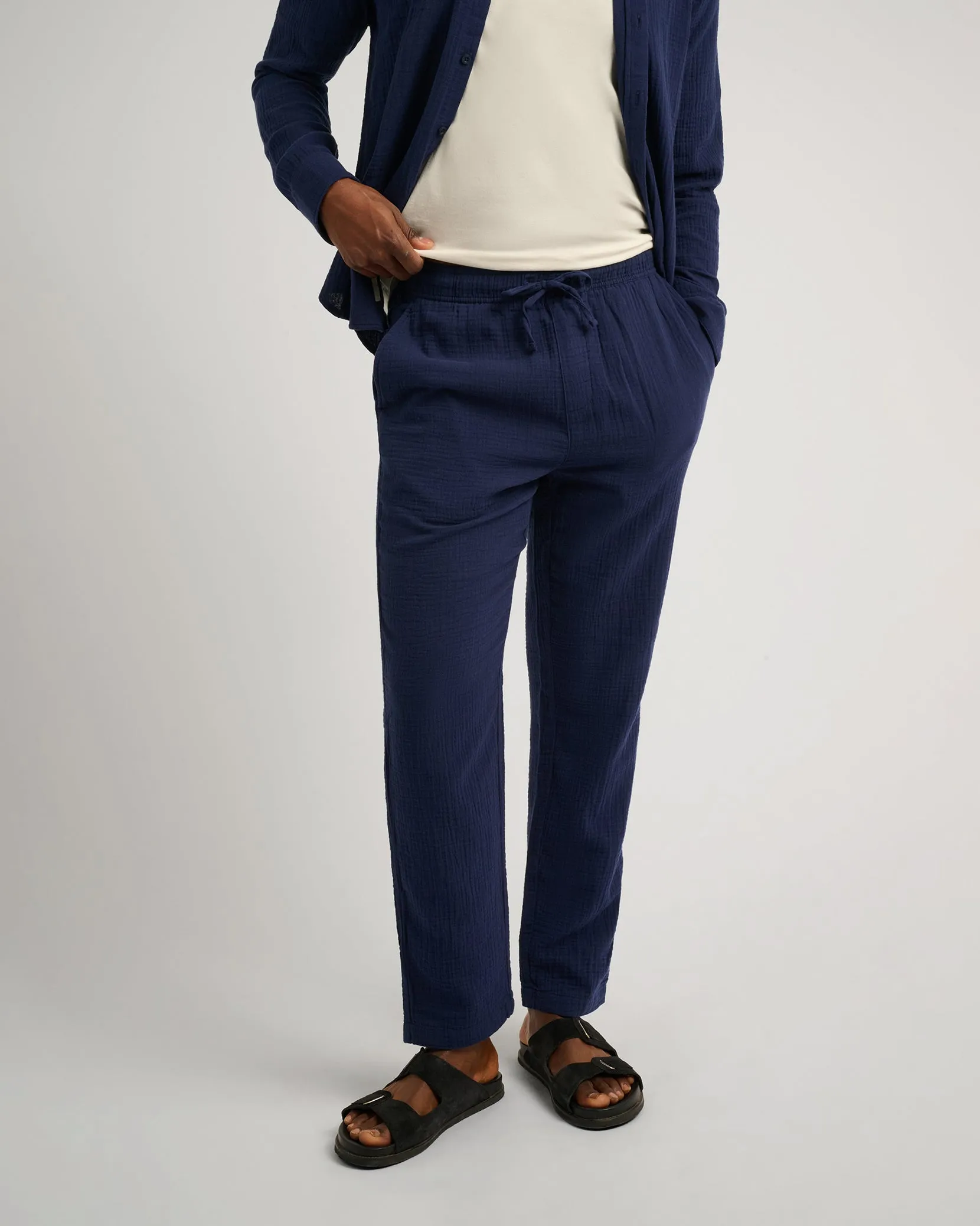 Cotton Gauze Pull-on Pant sold by Onia