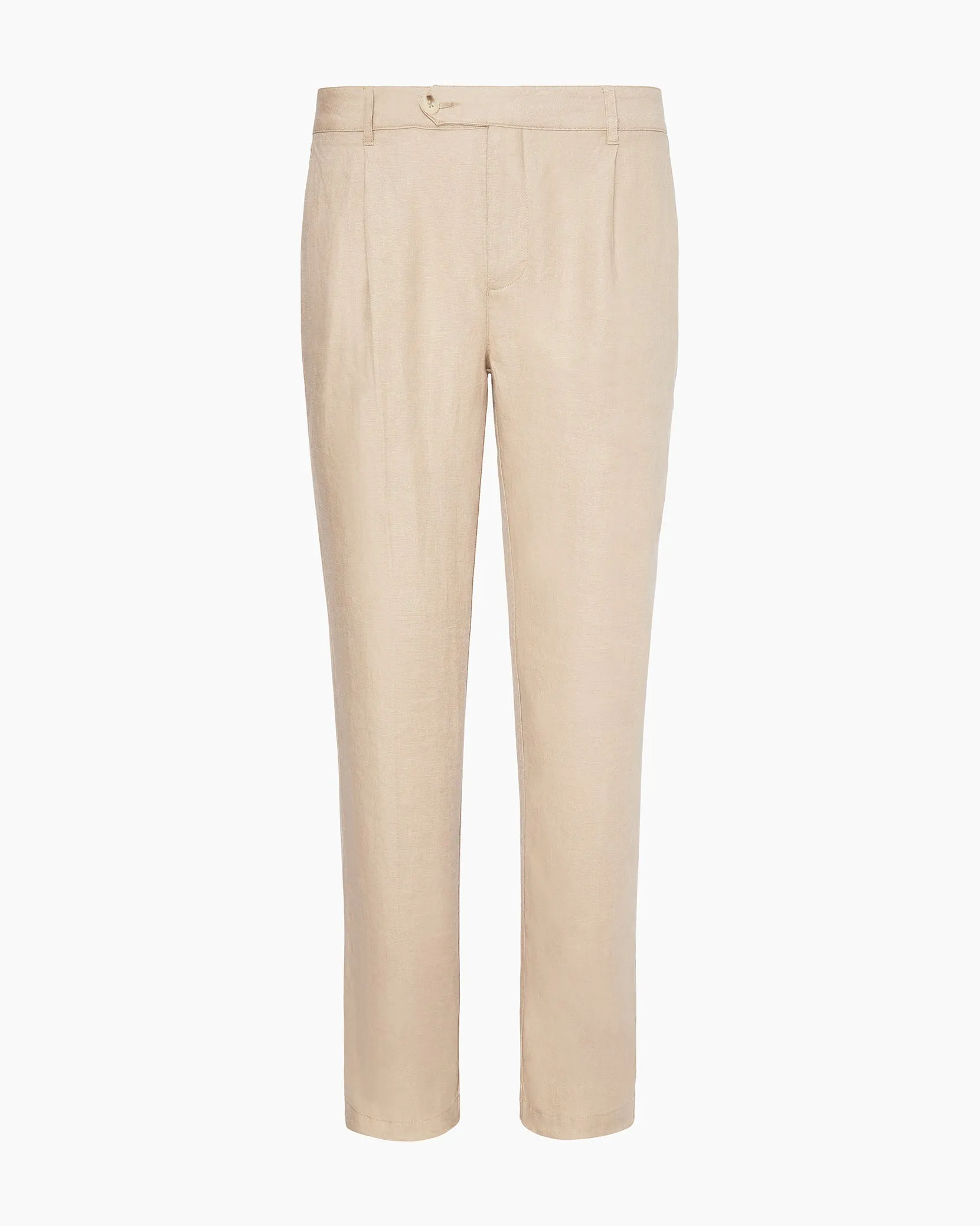 Linen Tapered Pleated Trouser sold by Onia product image thumbnail 2