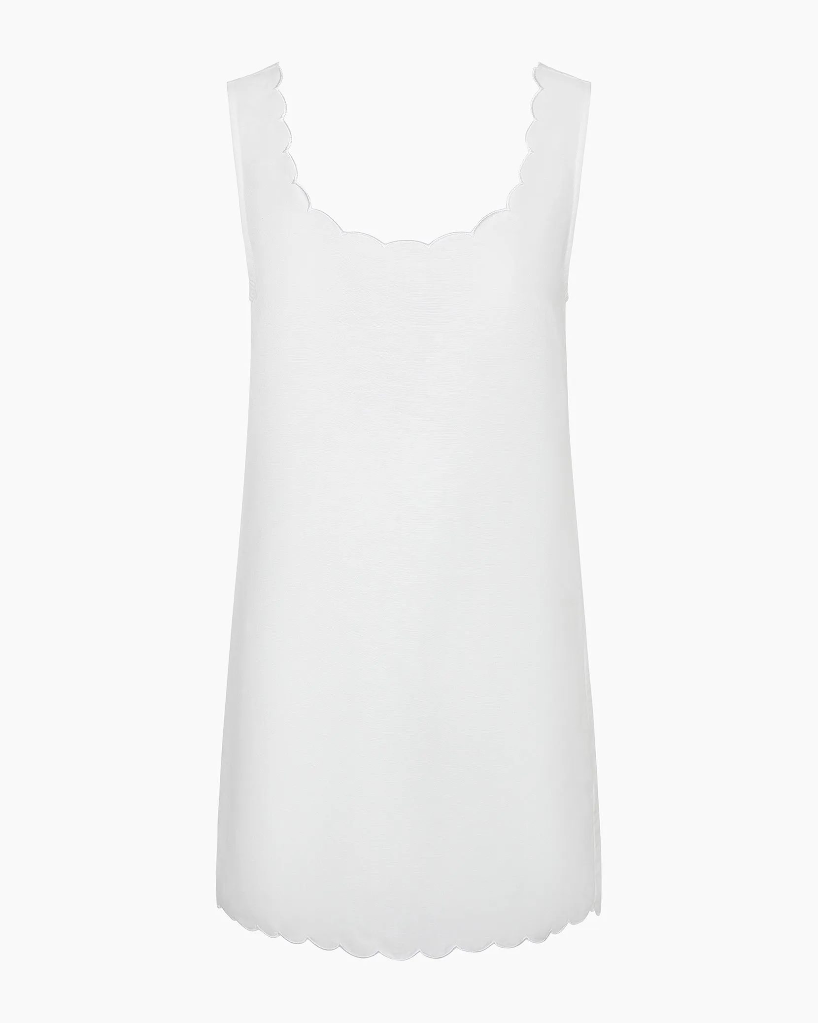 Air Linen Scallop Shift Dress sold by Onia product image thumbnail 2