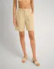 Air Linen Pleated Bermuda Short sold by Onia