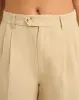 Air Linen Pleated Bermuda Short sold by Onia