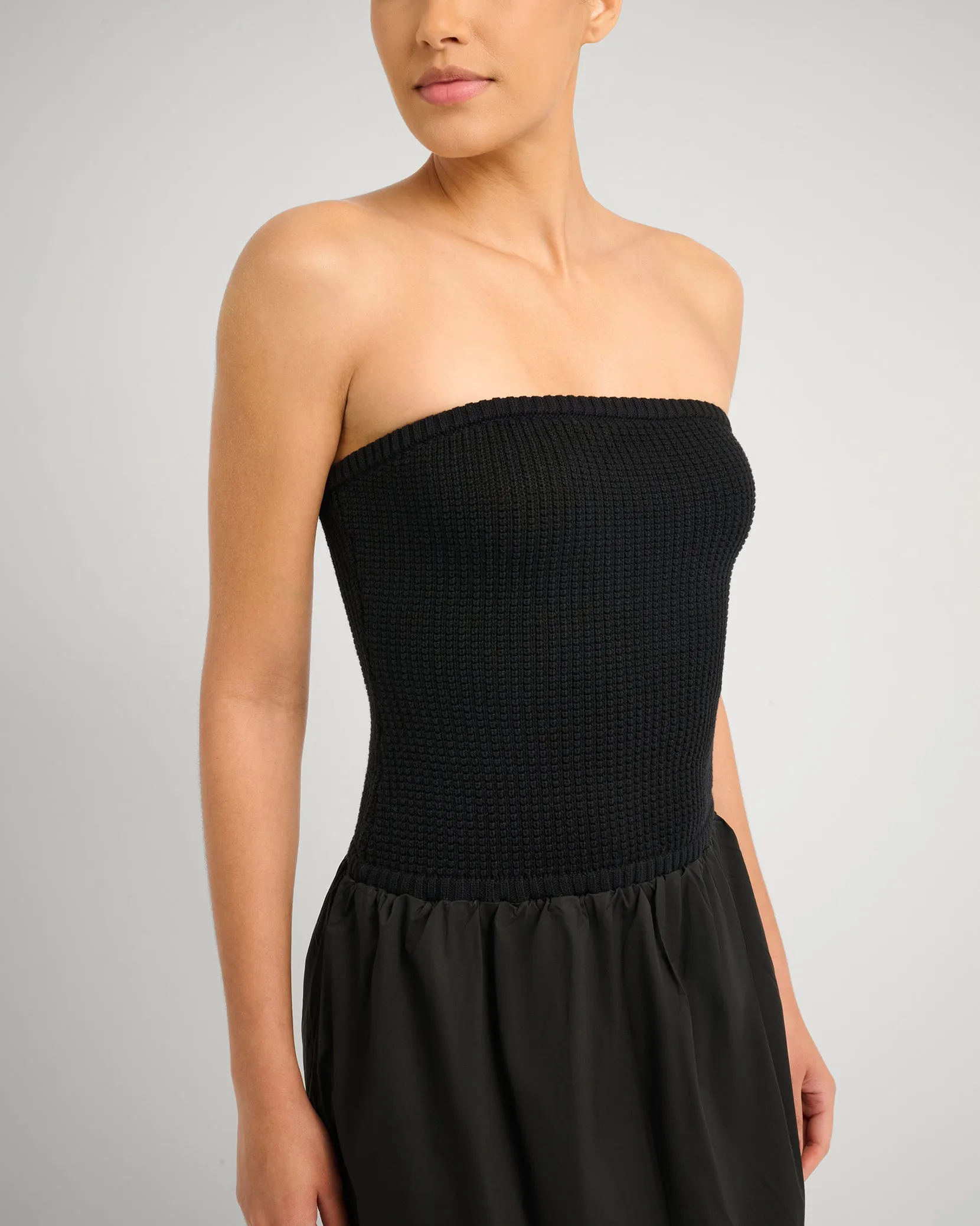 Crochet Knit Poplin Maxi Dress sold by Onia product image thumbnail 3