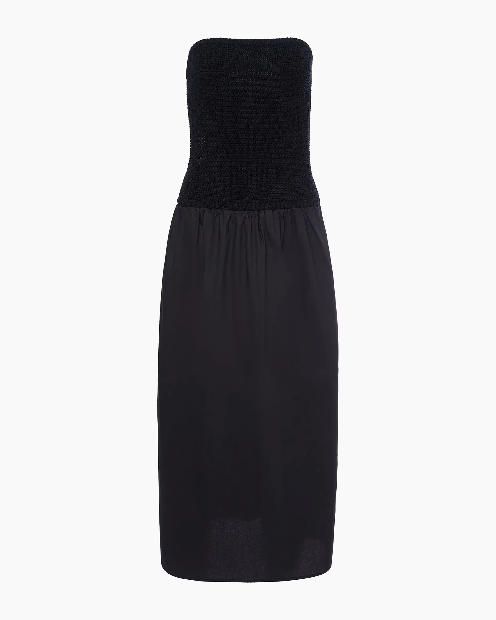 Crochet Knit Poplin Maxi Dress sold by Onia product image thumbnail 2