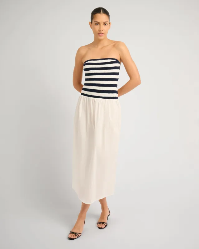Crochet Knit Poplin Maxi Dress sold by Onia