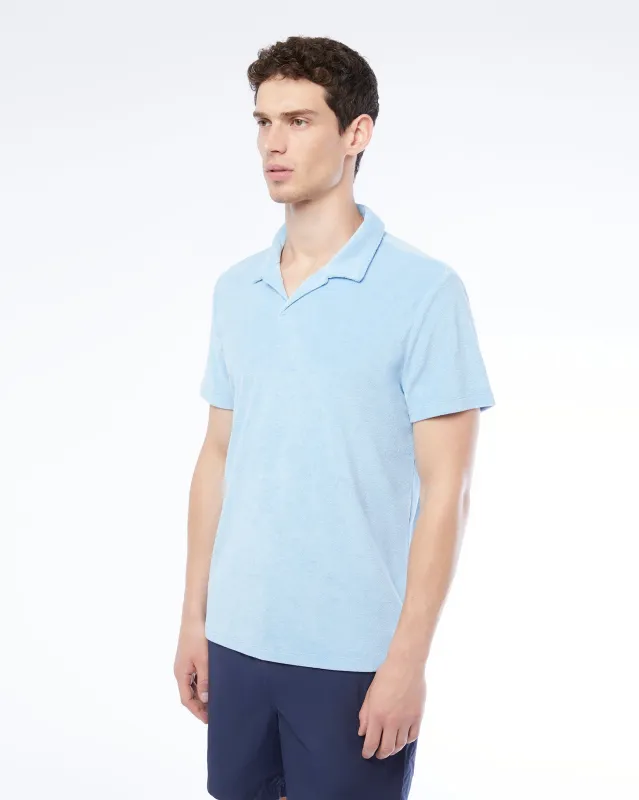Towel Terry Johnny Collar Polo sold by Onia