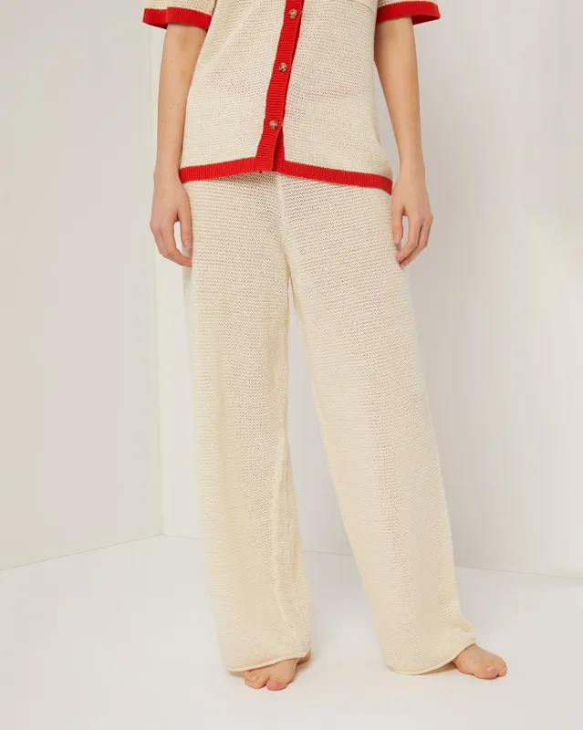Linen Knit Drawstring Pant sold by Onia