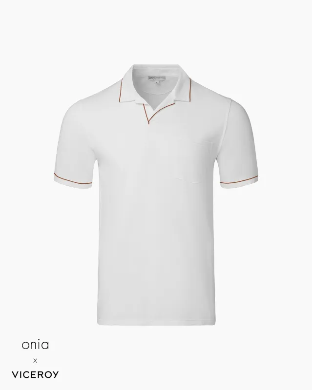 Johnny Collar Pique Polo sold by Onia