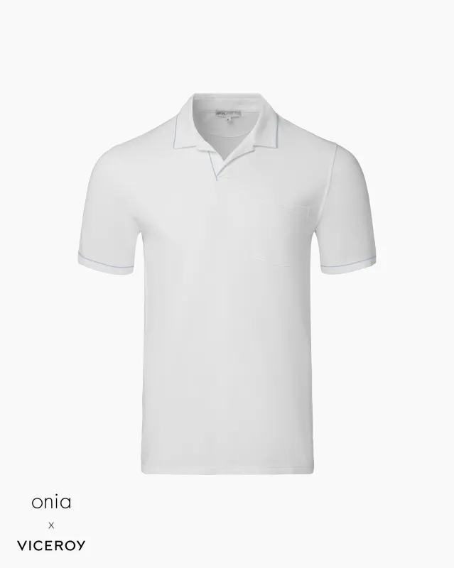Johnny Collar Pique Polo sold by Onia