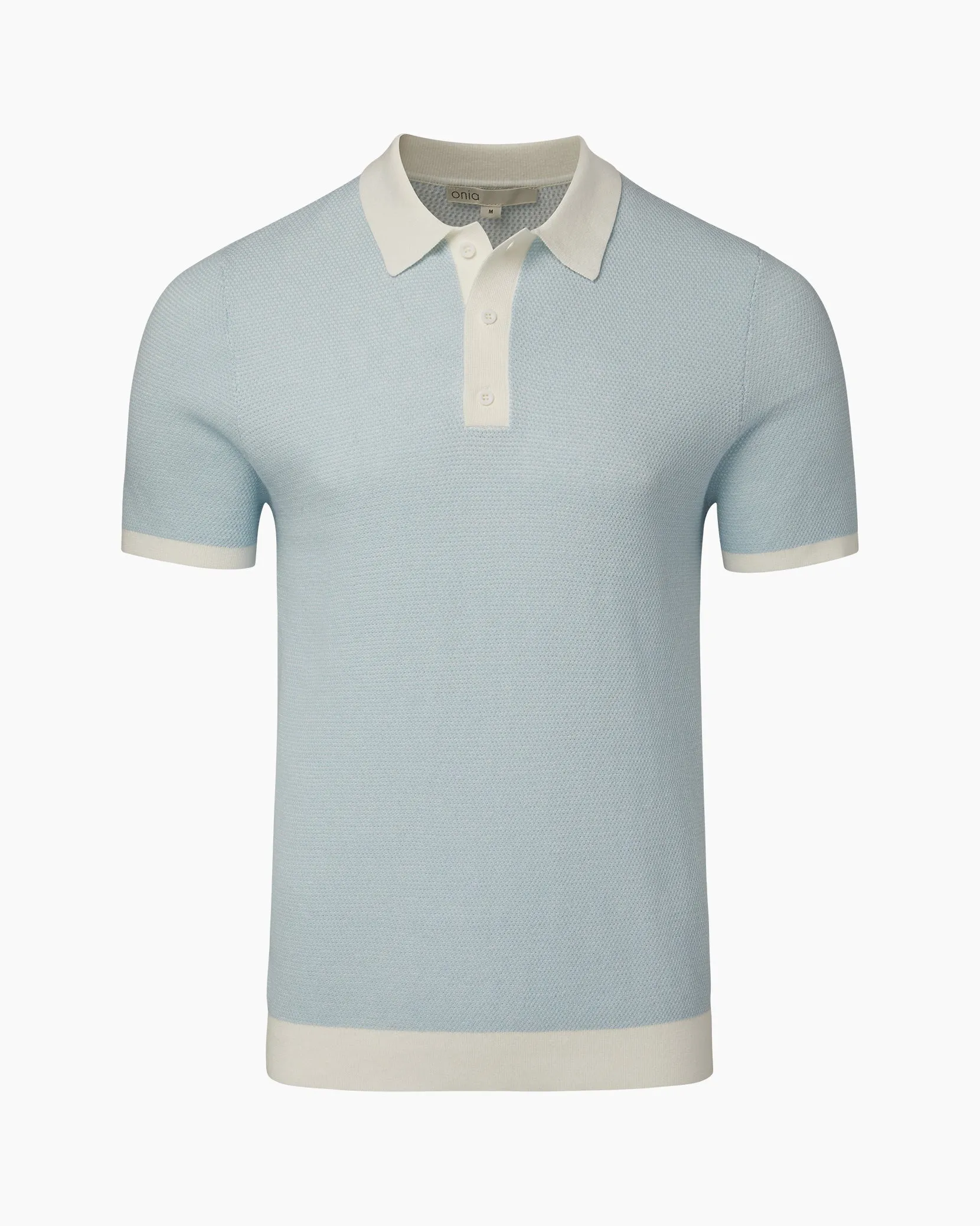 Cotton Textured Knit Polo sold by Onia product image thumbnail 2