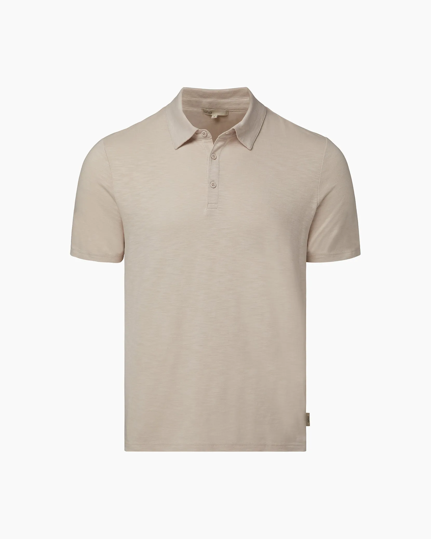 Slub Short Sleeve Polo sold by Onia product image thumbnail 2