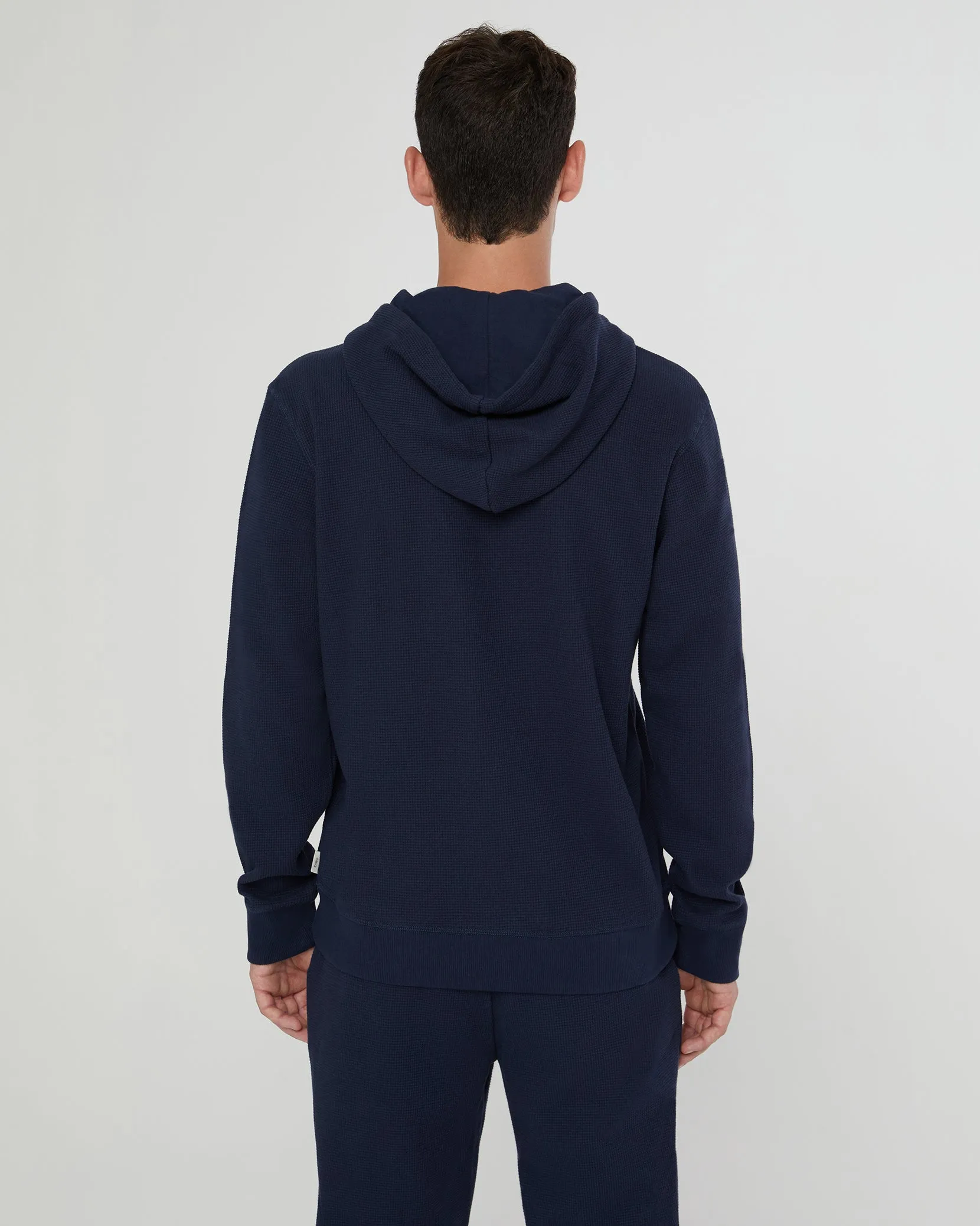 Waffle Half Button Hoodie sold by Onia product image thumbnail 4