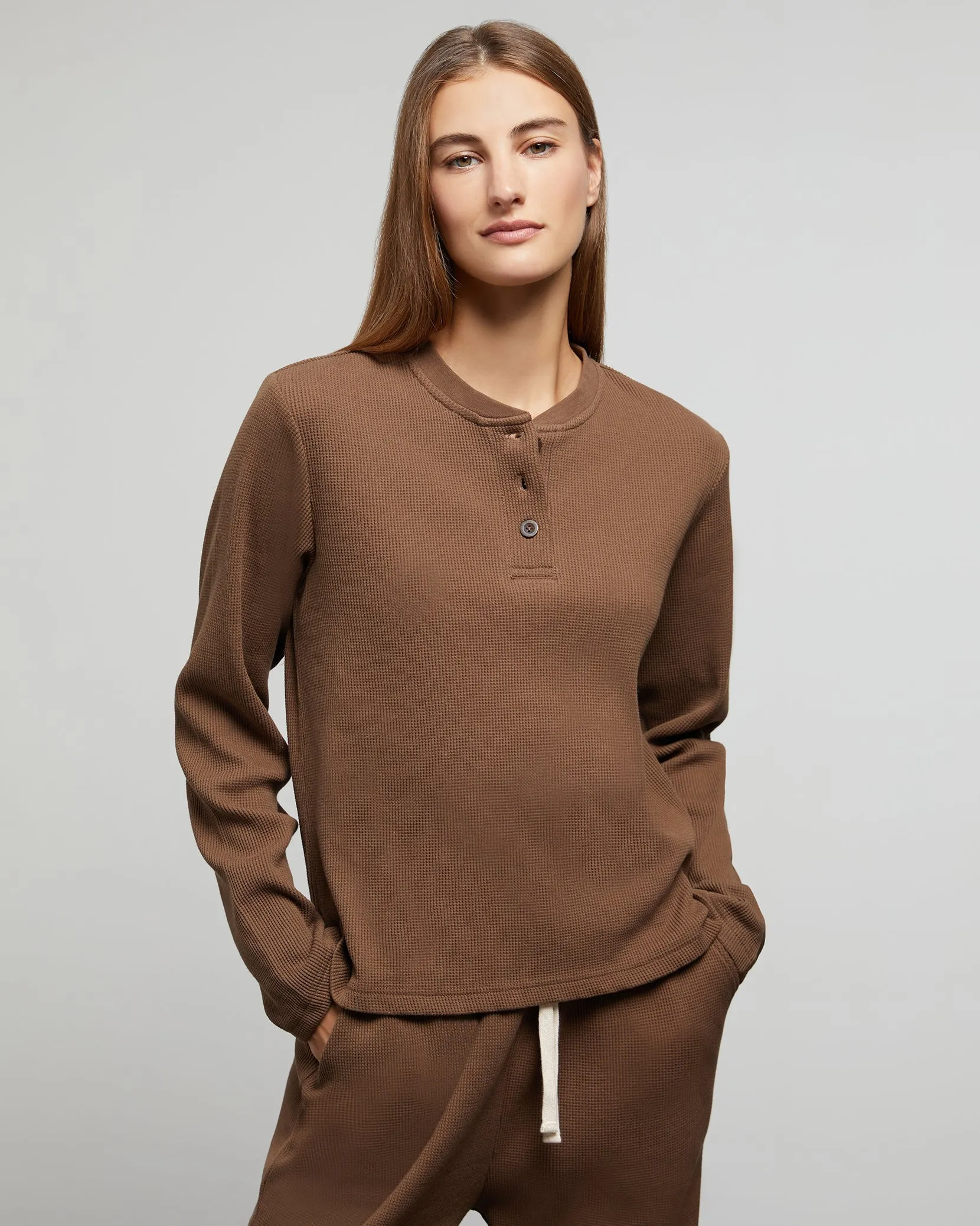 Waffle Henley sold by Onia product image thumbnail 2