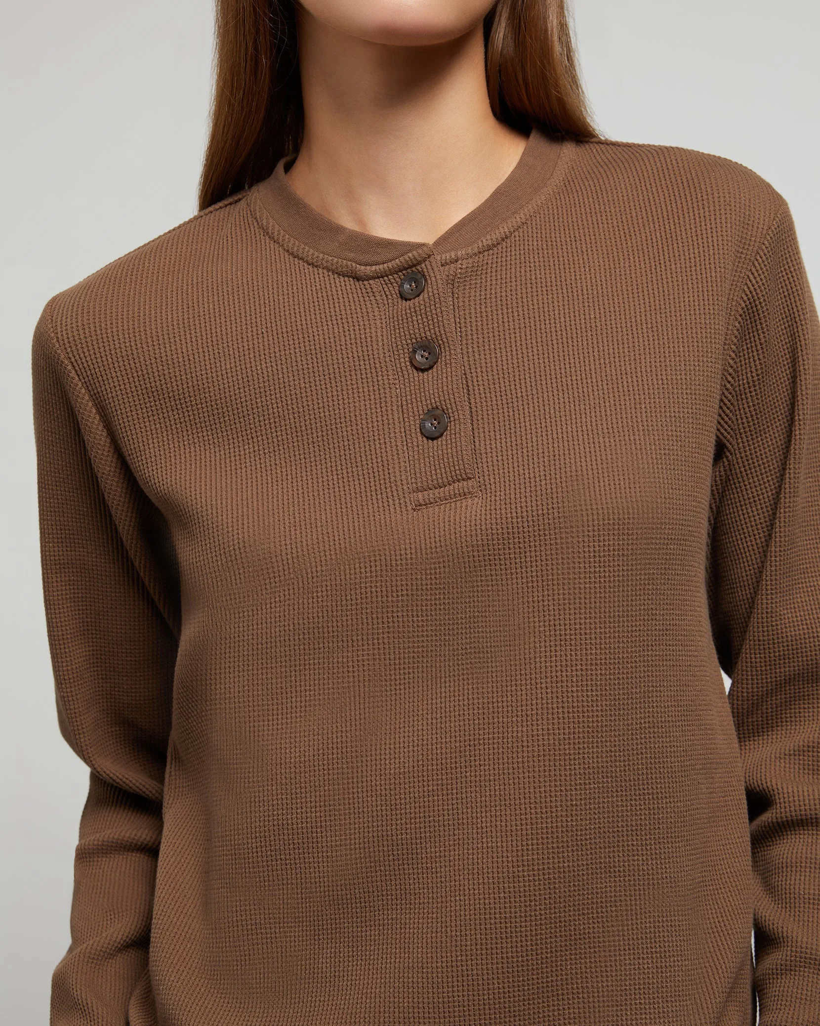 Waffle Henley sold by Onia product image thumbnail 5