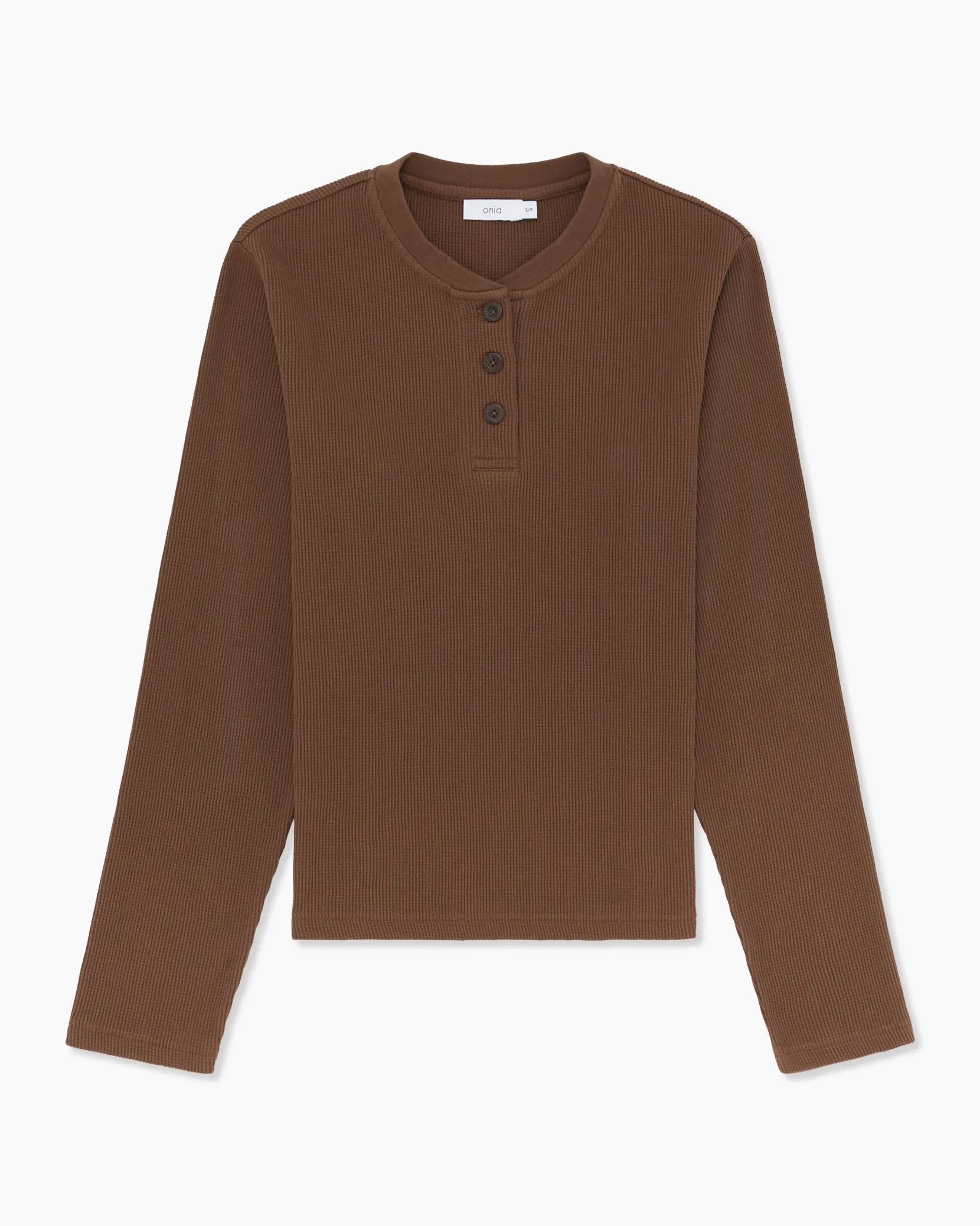 Waffle Henley sold by Onia
