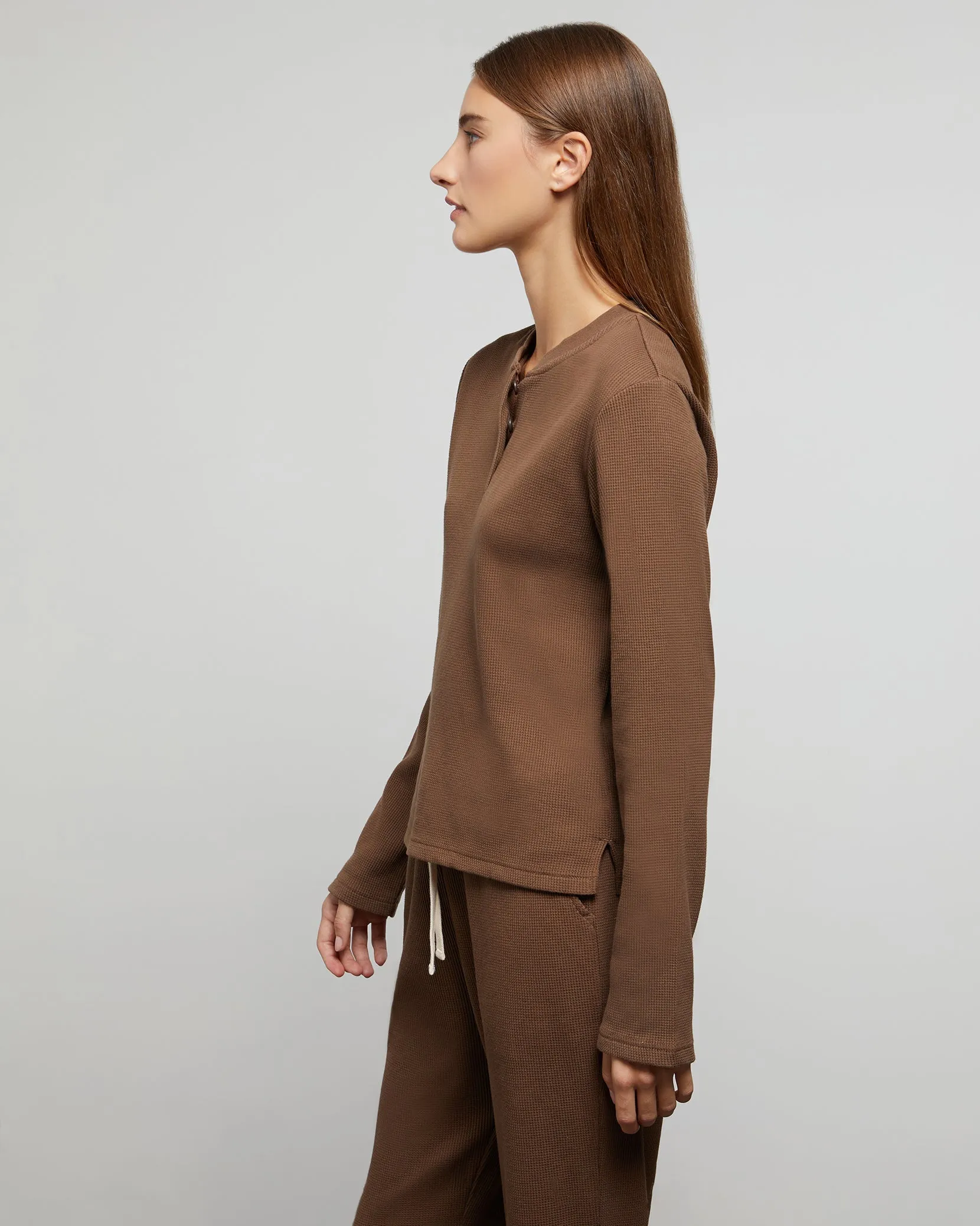 Waffle Henley sold by Onia product image thumbnail 3