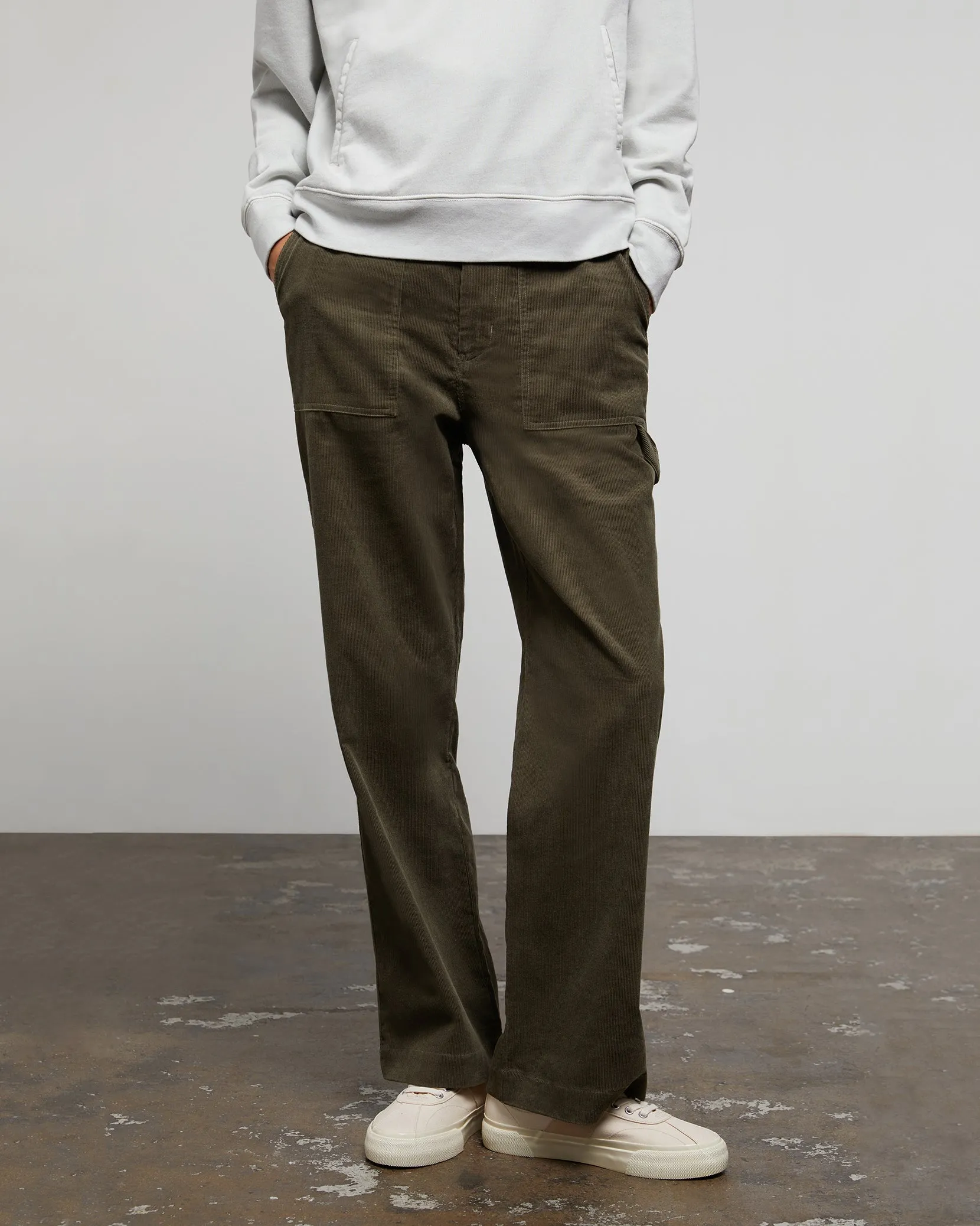 Wide Leg Corduroy Carpenter Pant sold by Onia product image thumbnail 2