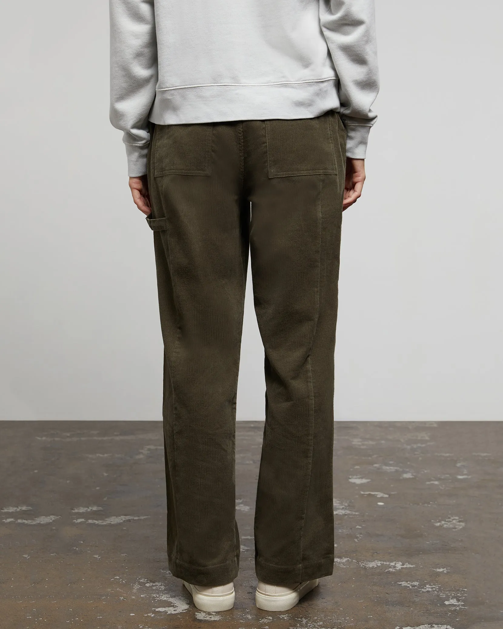 Wide Leg Corduroy Carpenter Pant sold by Onia product image thumbnail 4