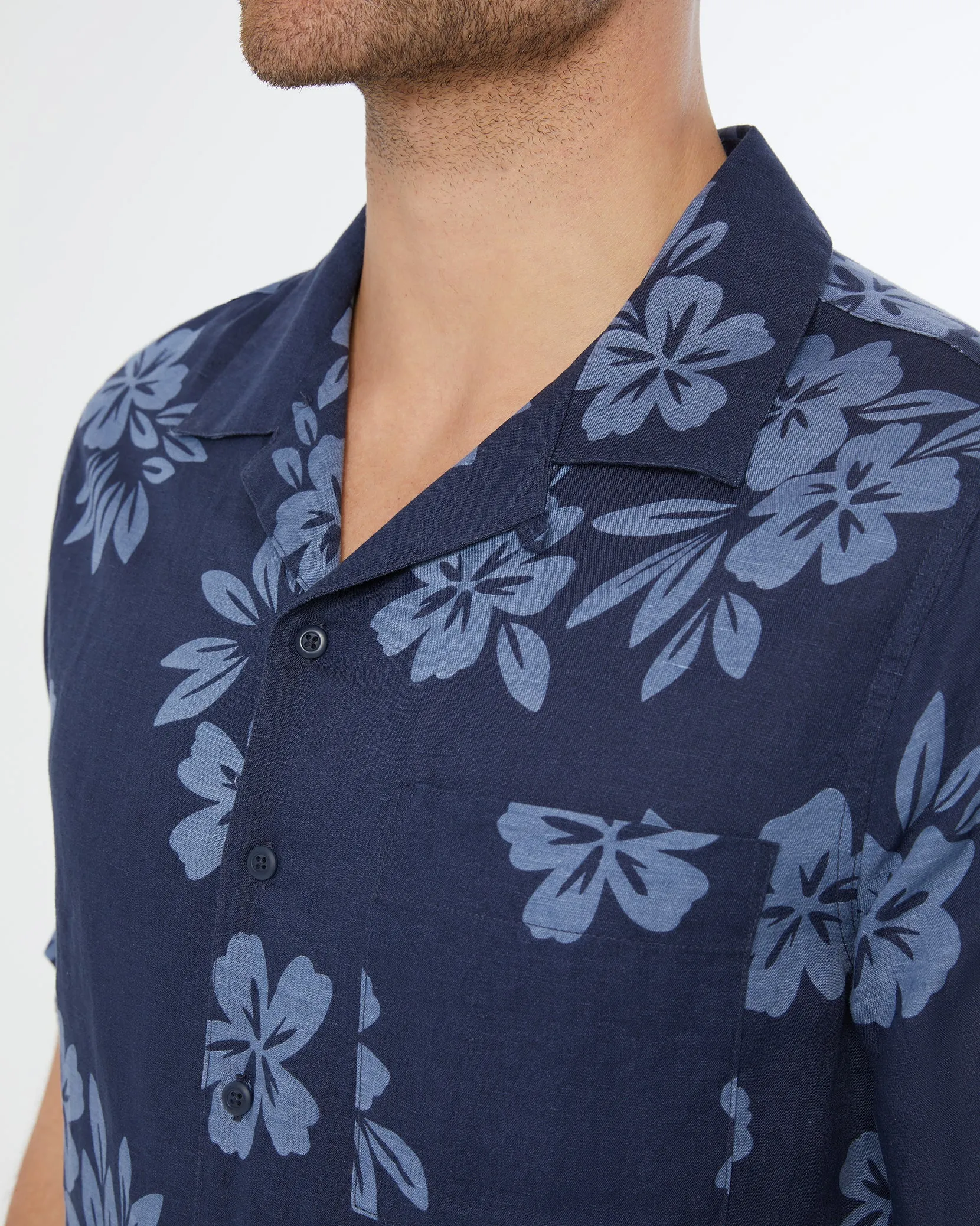 Air Linen Convertible Vacation Shirt sold by Onia product image thumbnail 4