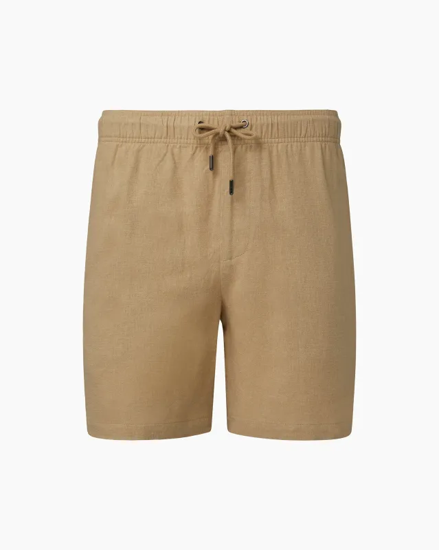 Classic Pull On Linen Short 6" sold by Onia