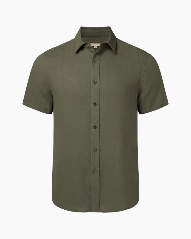 Standard Short Sleeve Linen Shirt sold by Onia