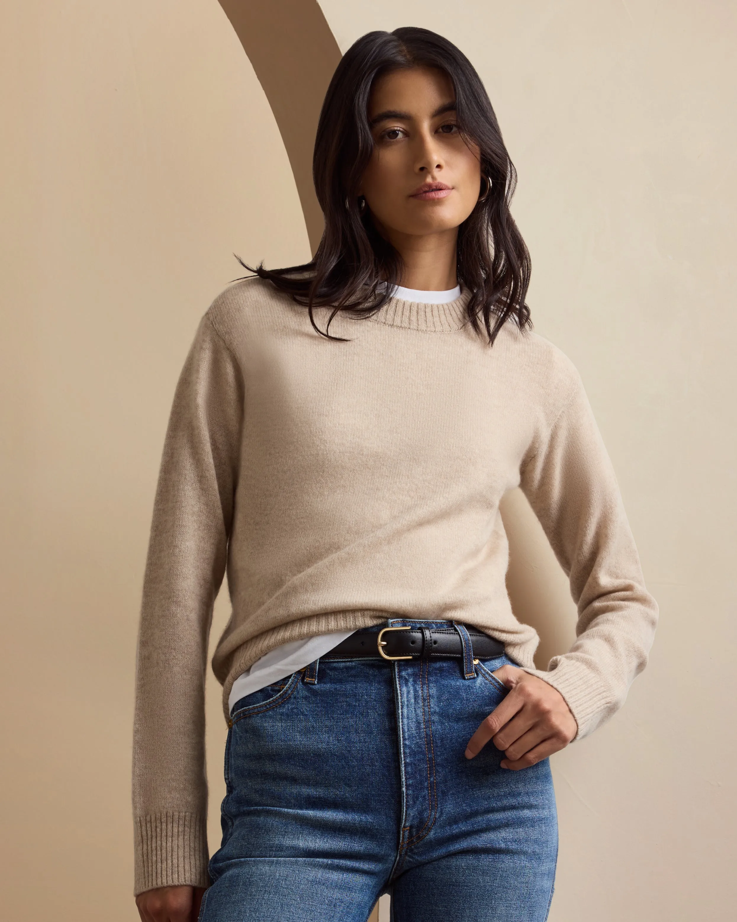 Featherweight Cashmere Crewneck Sweater sold by Onia product image thumbnail 2