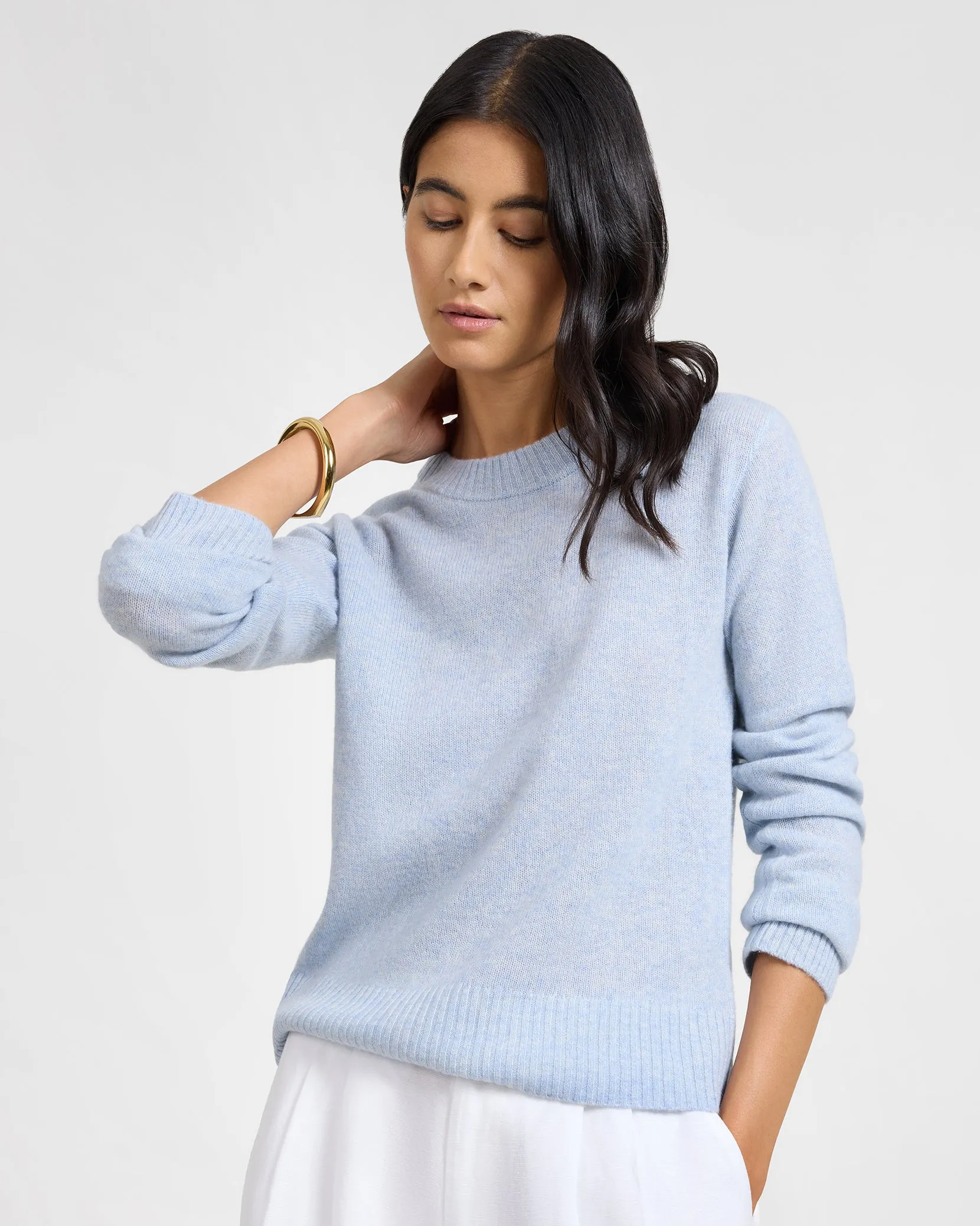 Featherweight Cashmere Crewneck Sweater sold by Onia