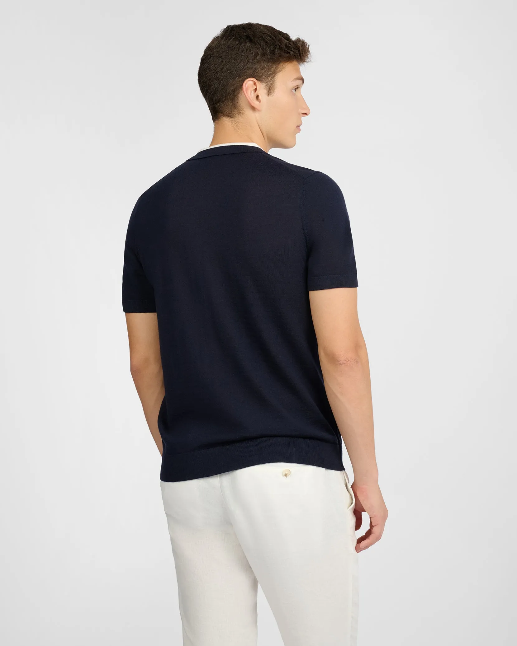 Extra Fine Merino Wool Polo sold by Onia product image thumbnail 4