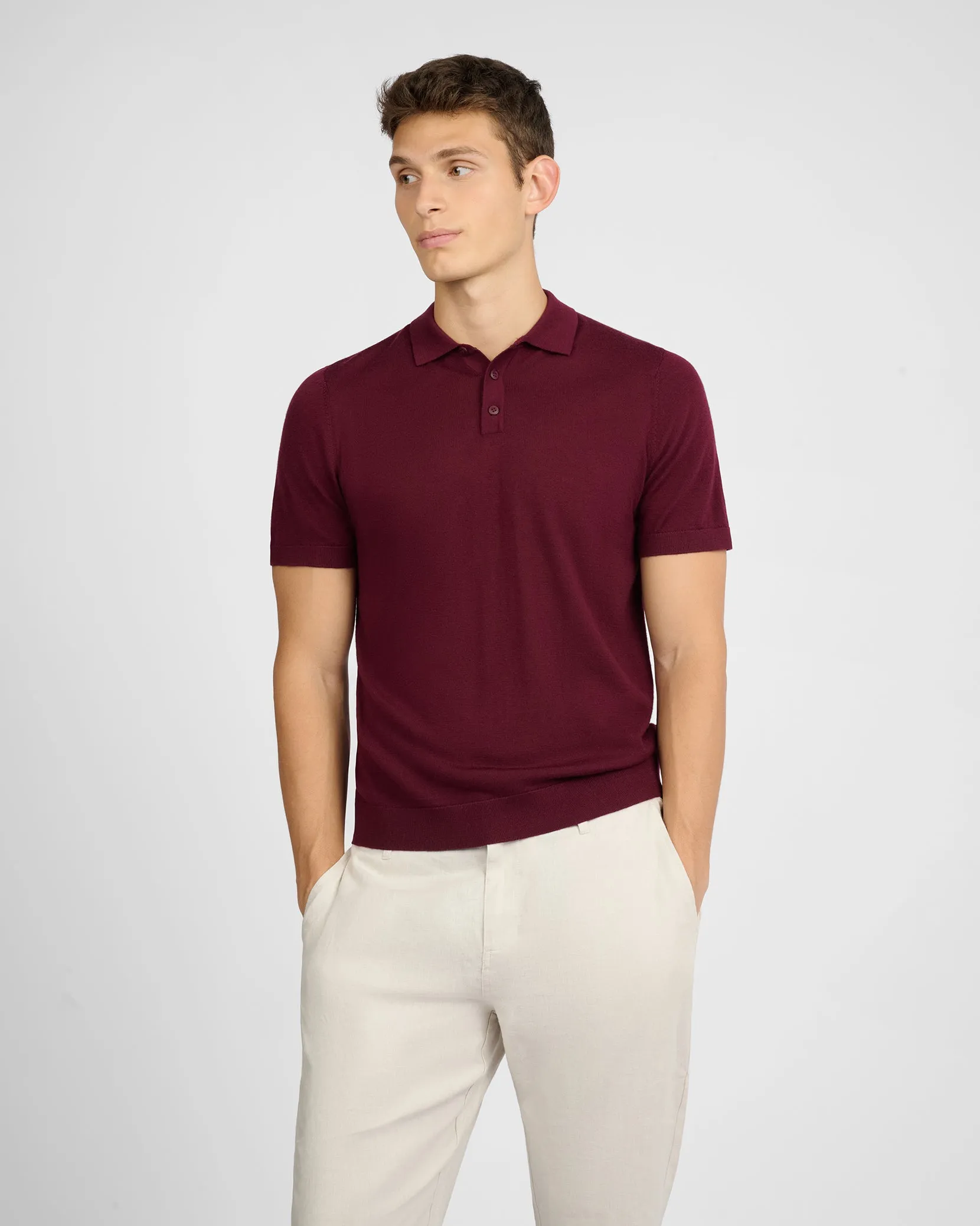 Extra Fine Merino Wool Polo sold by Onia product image thumbnail 3