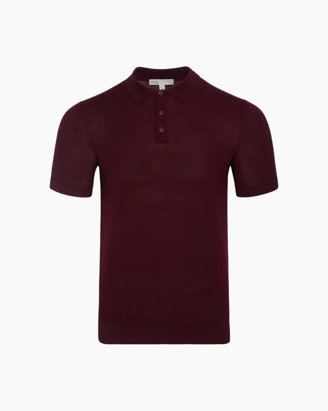 Extra Fine Merino Wool Polo sold by Onia