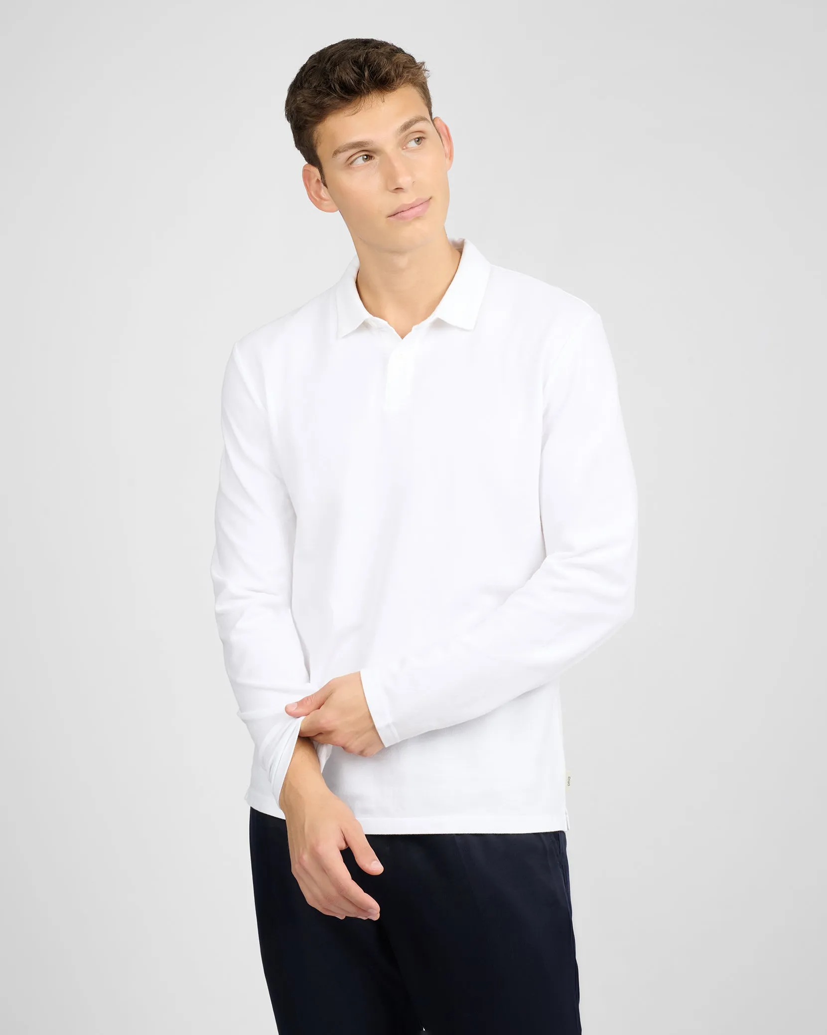 Long Sleeve Pique Polo sold by Onia product image thumbnail 2