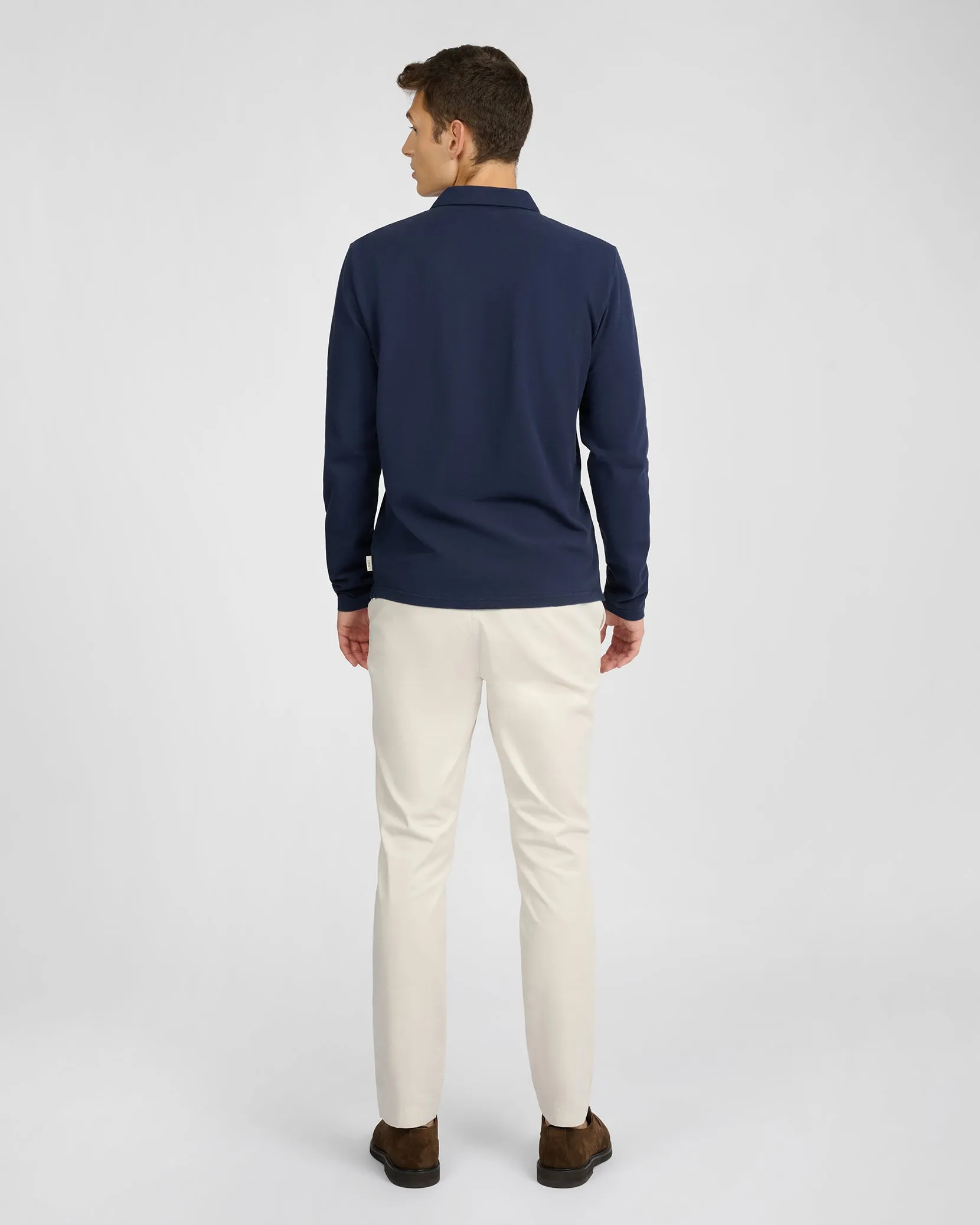 Long Sleeve Pique Polo sold by Onia product image thumbnail 4