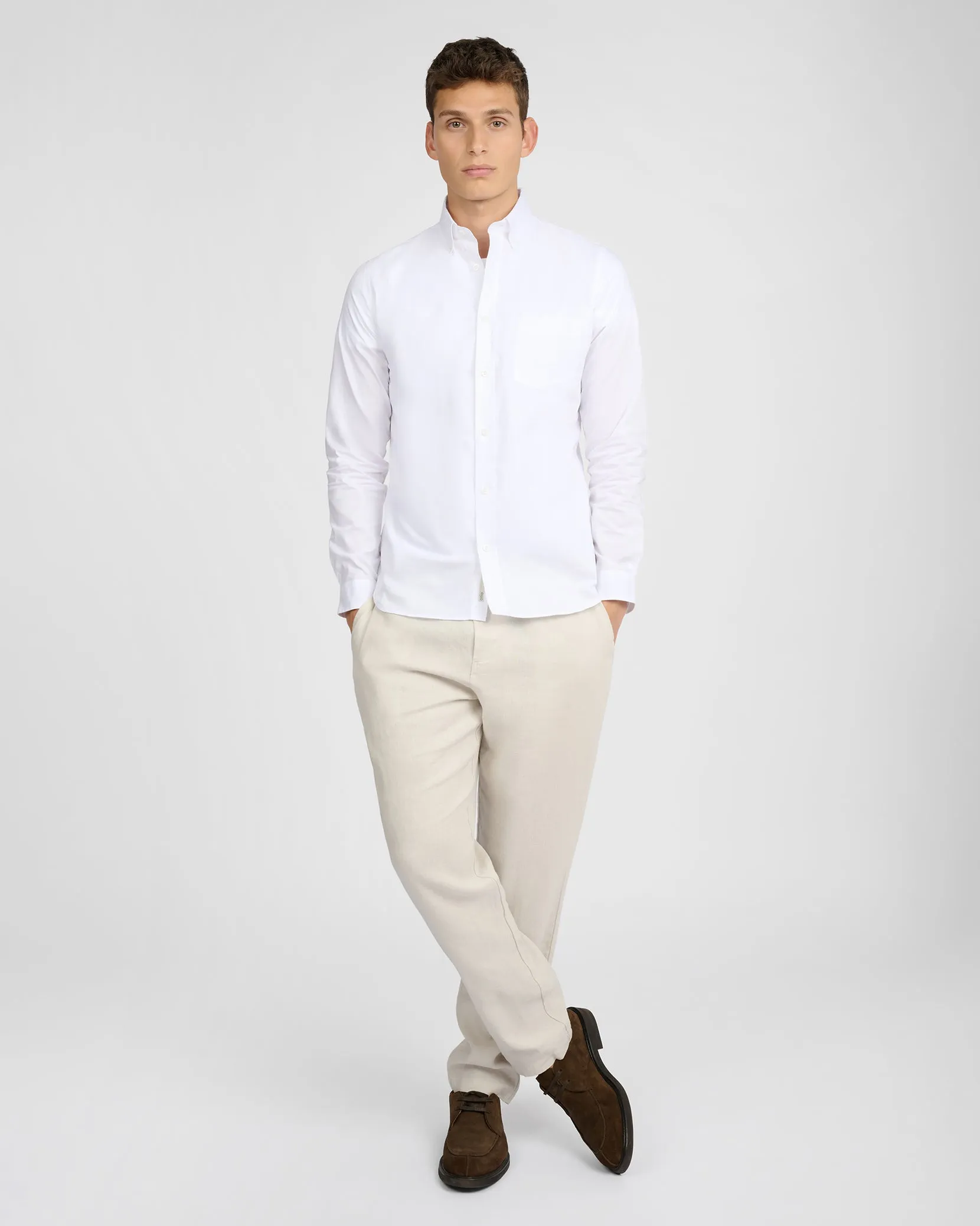 Oxford Long Sleeve Button Down Shirt sold by Onia product image thumbnail 4