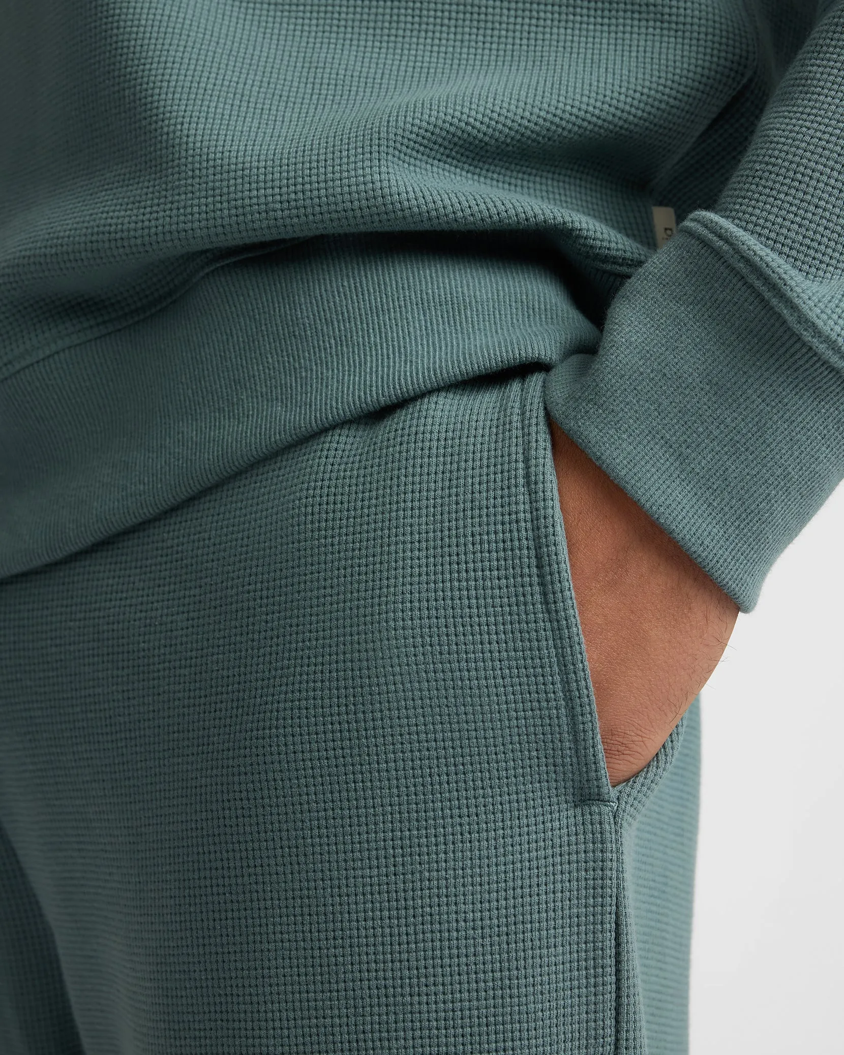 Heavyweight Cotton Waffle Jogger sold by Onia product image thumbnail 4