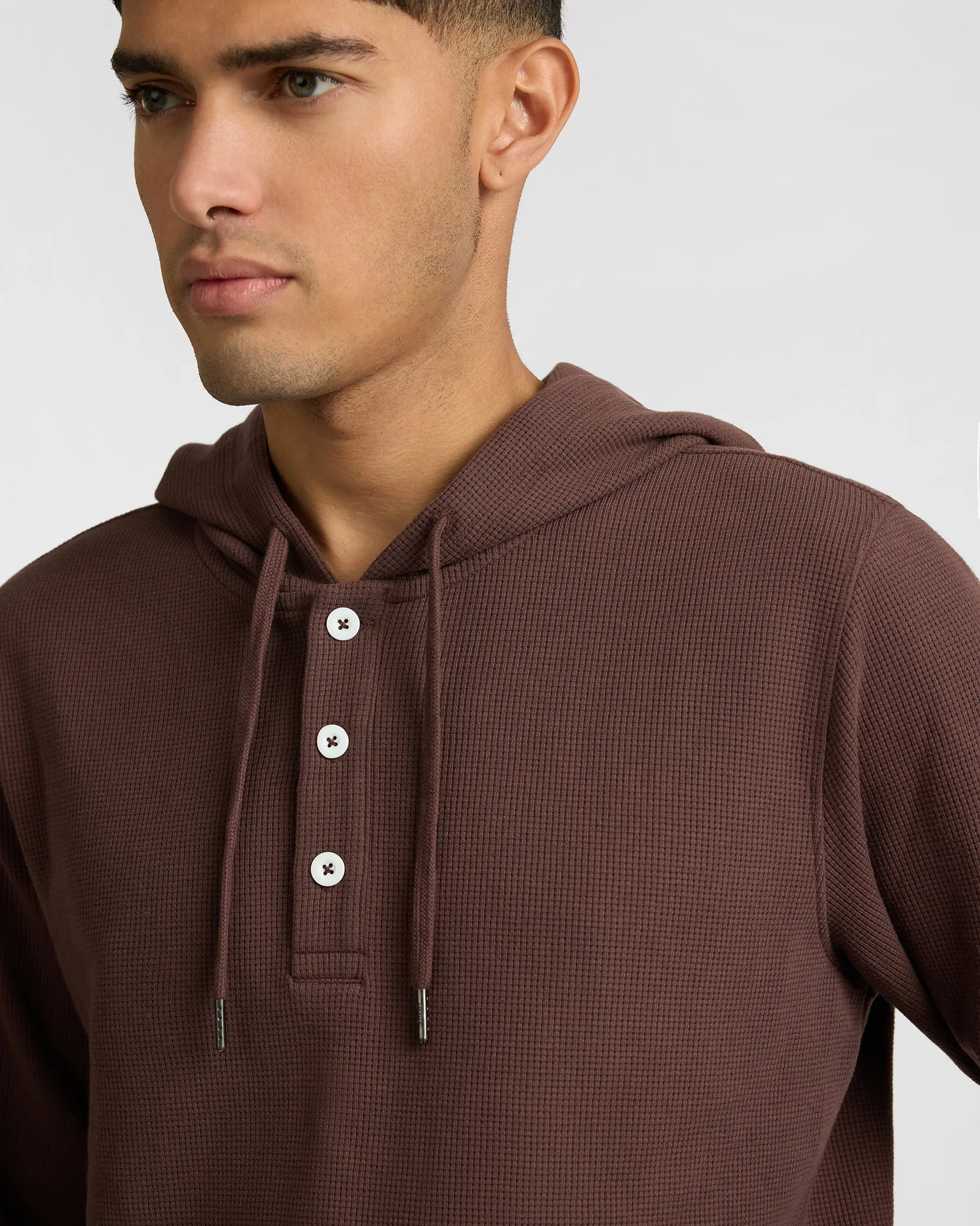 Heavyweight Cotton Waffle Hoodie sold by Onia product image thumbnail 3