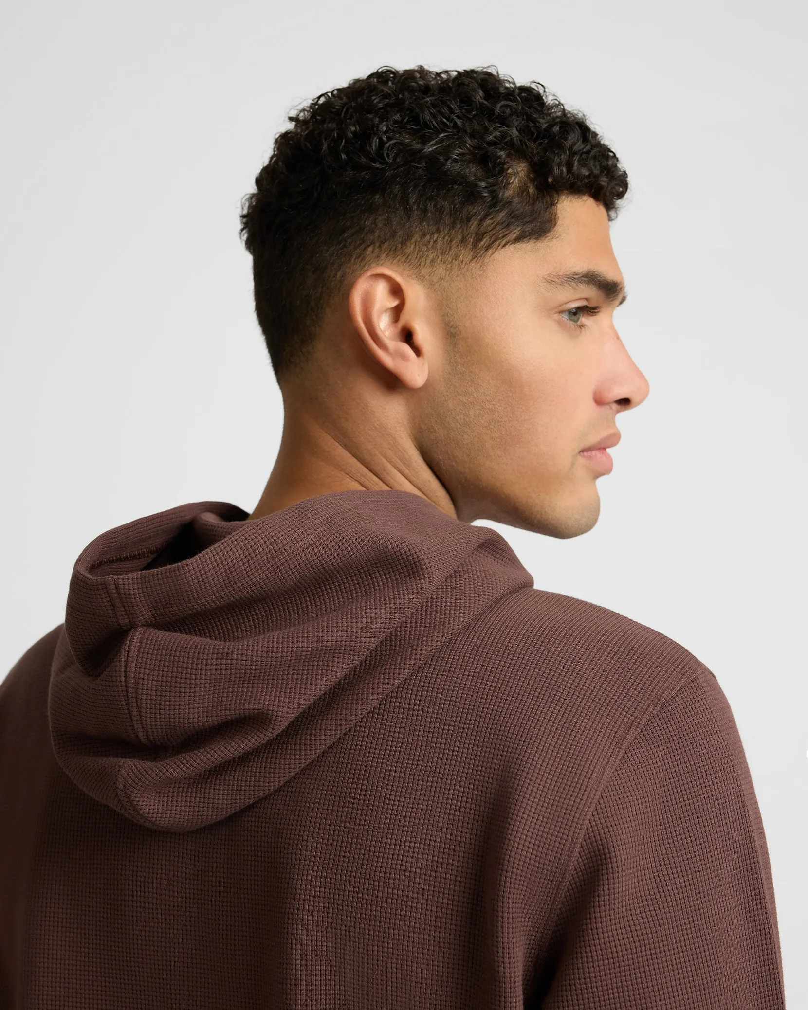 Heavyweight Cotton Waffle Hoodie sold by Onia product image thumbnail 5