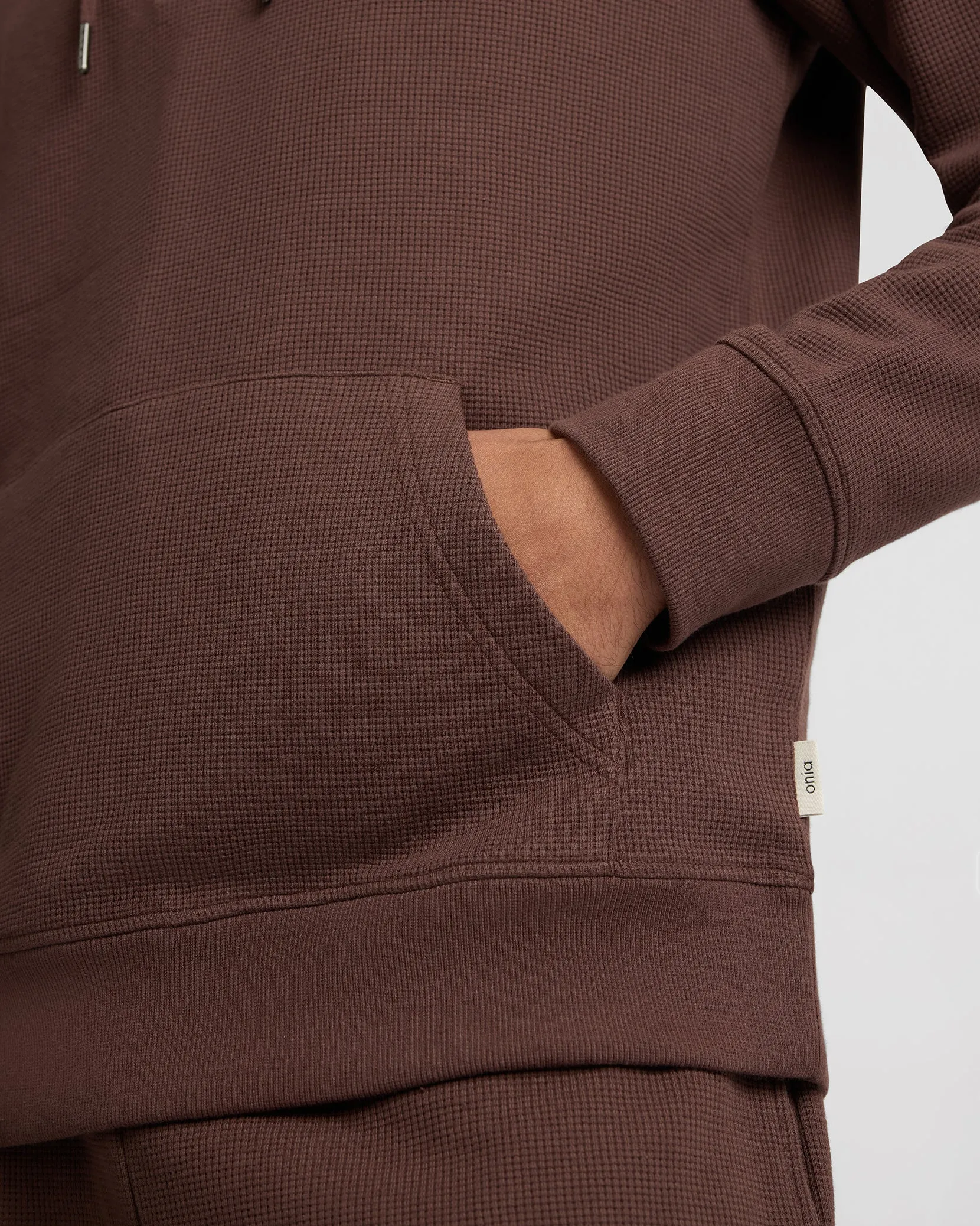 Heavyweight Cotton Waffle Hoodie sold by Onia product image thumbnail 4