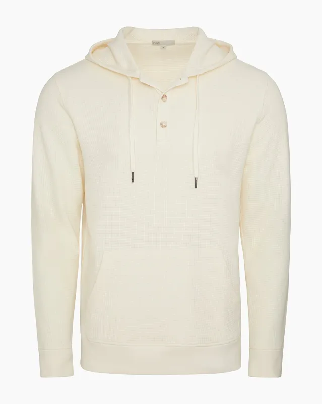 Heavyweight Cotton Waffle Hoodie sold by Onia